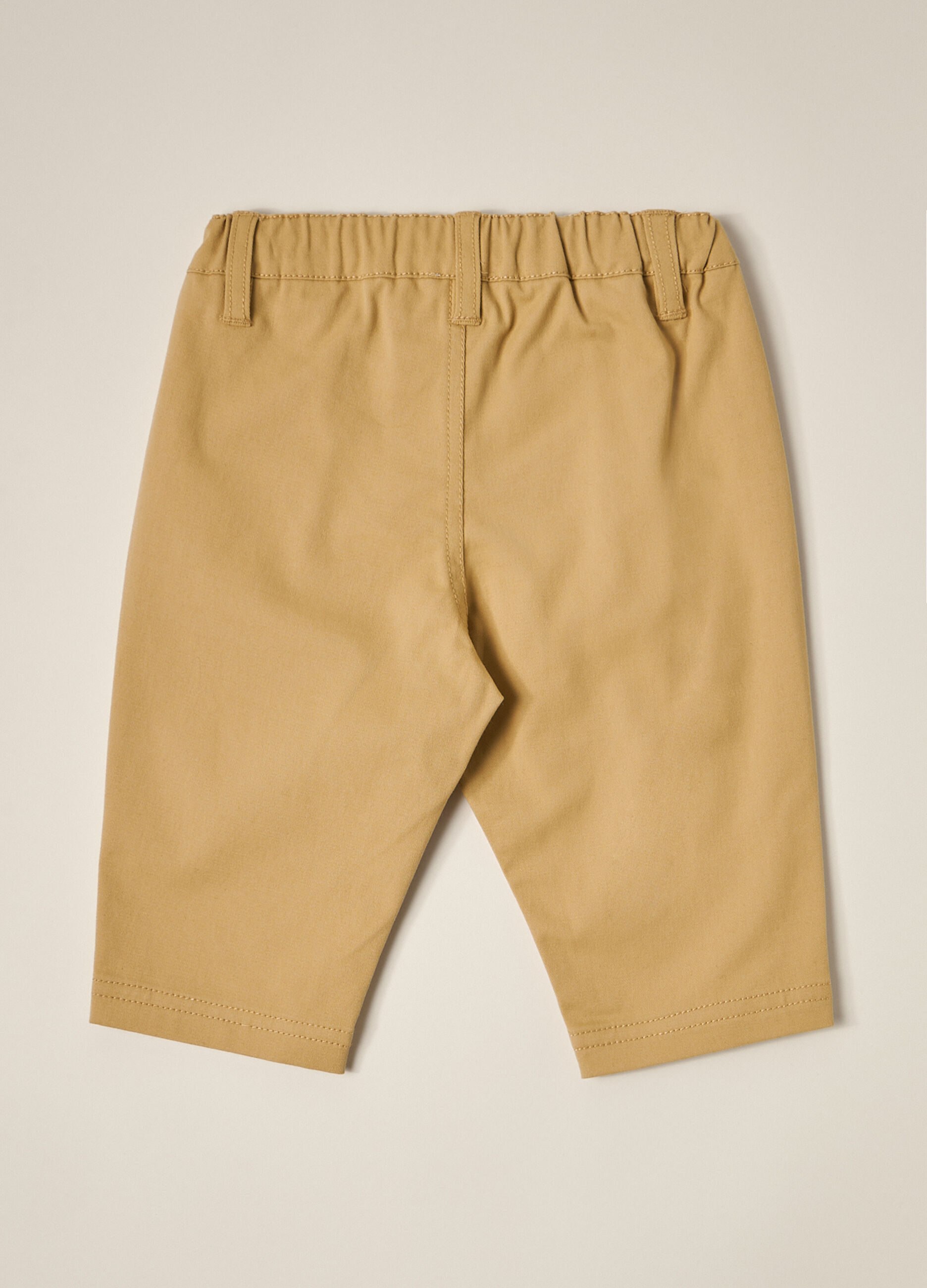 Pantaloni in twill di cotone stretch IANA neonato_3