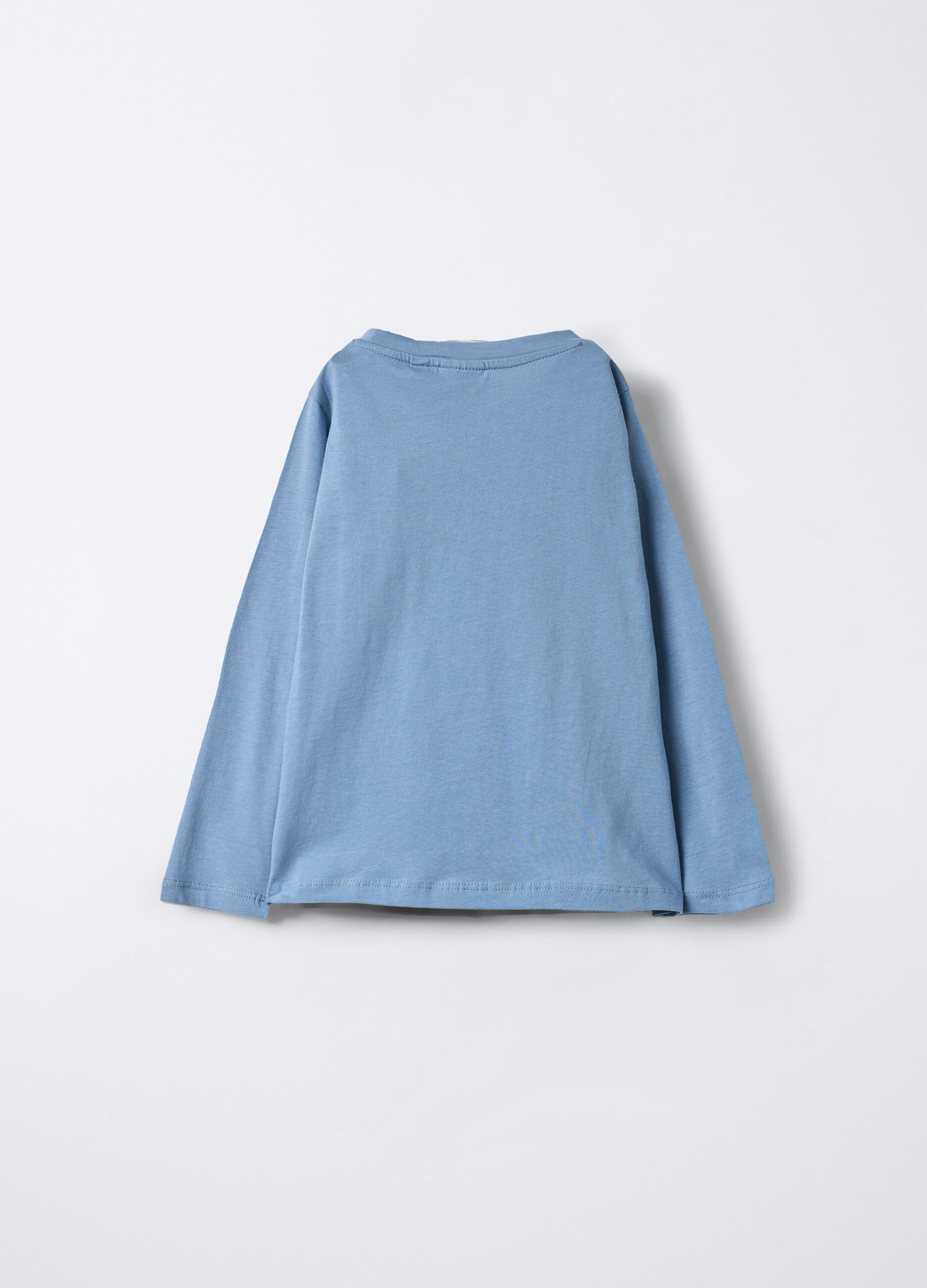 T-shirt in jersey di puro cotone bambina_1