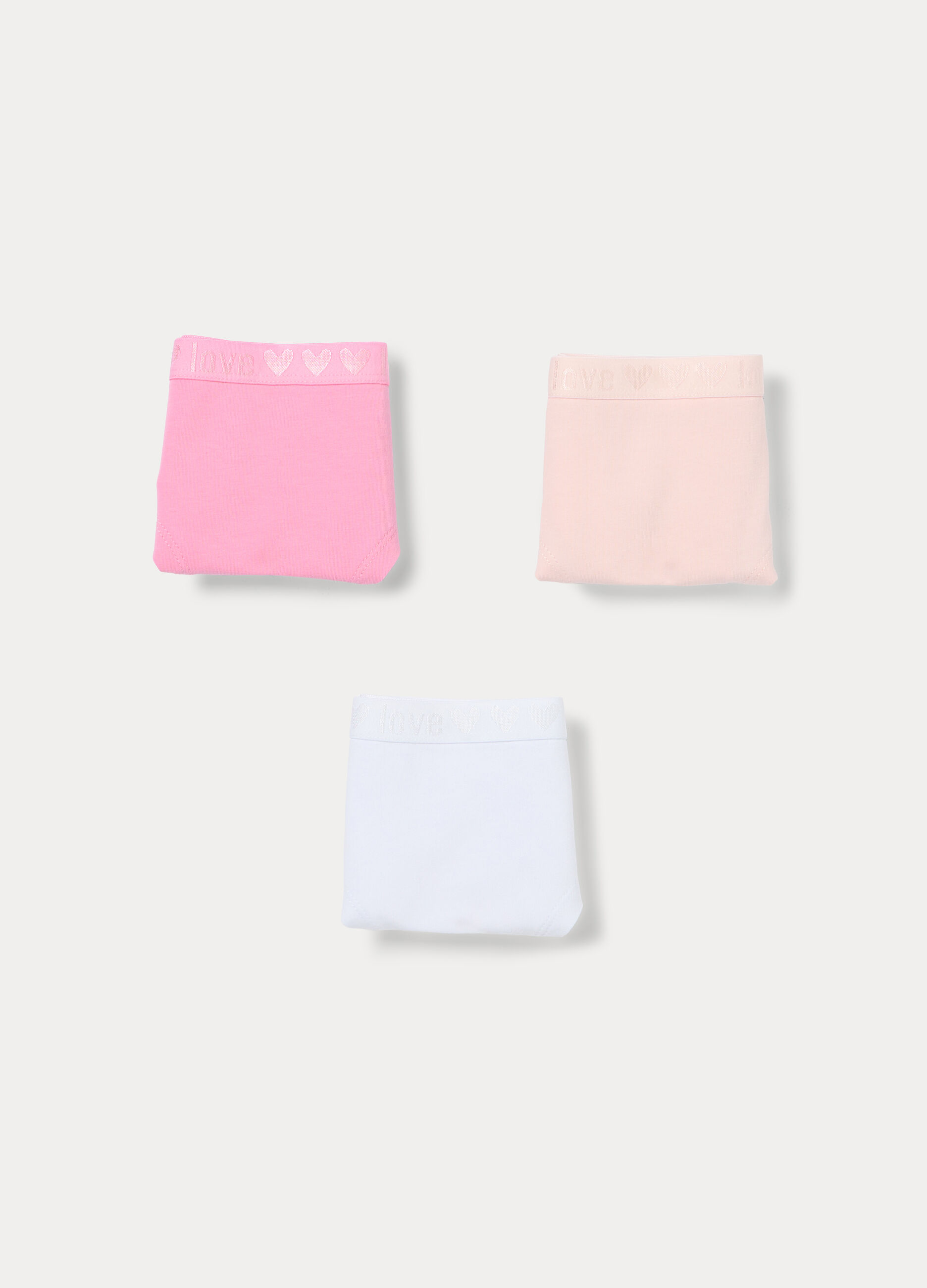 Pack 3 slip in jersey di cotone stretch ragazza_0