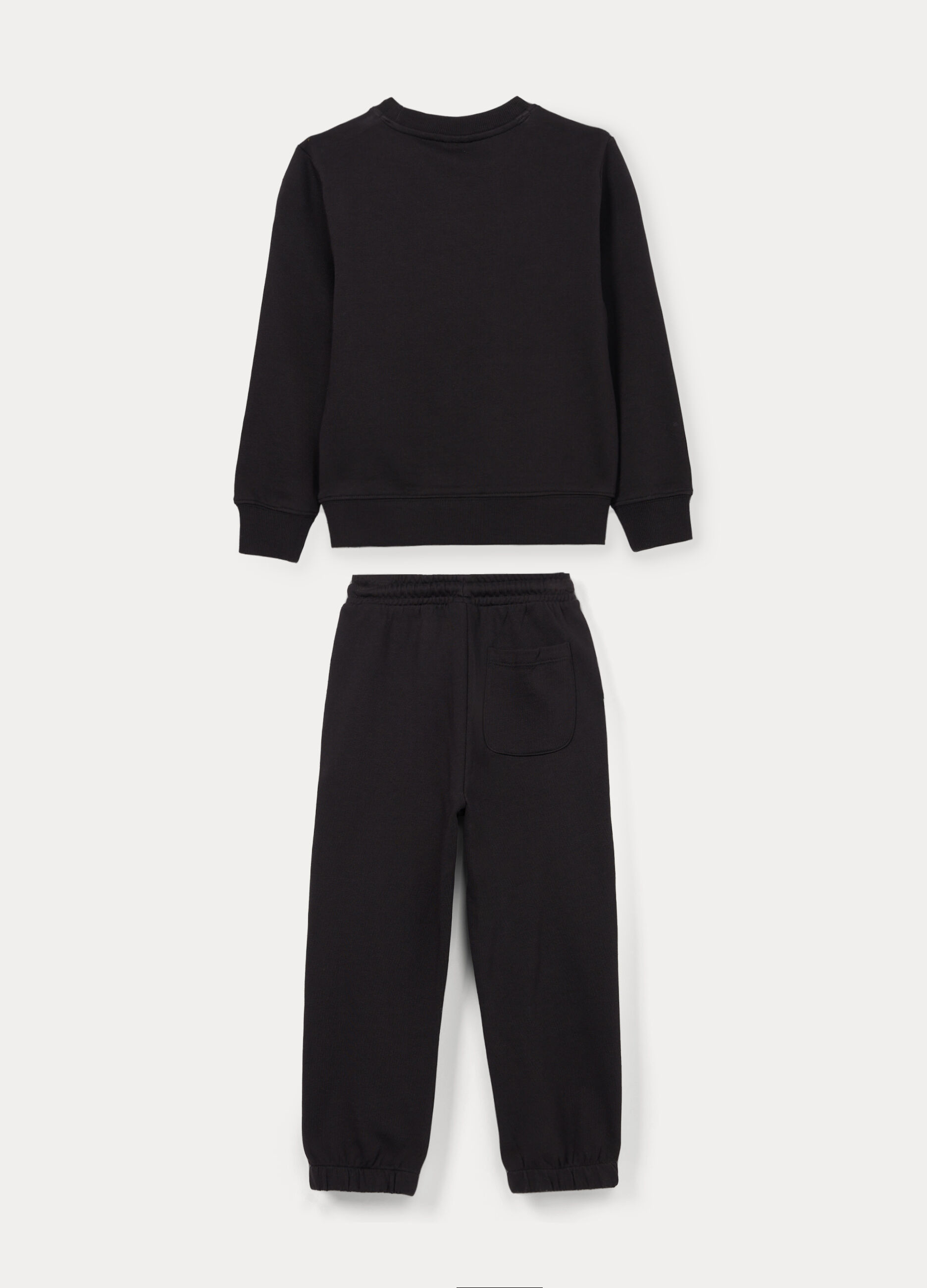 Jogging set in french terry di puro cotone bambino_1