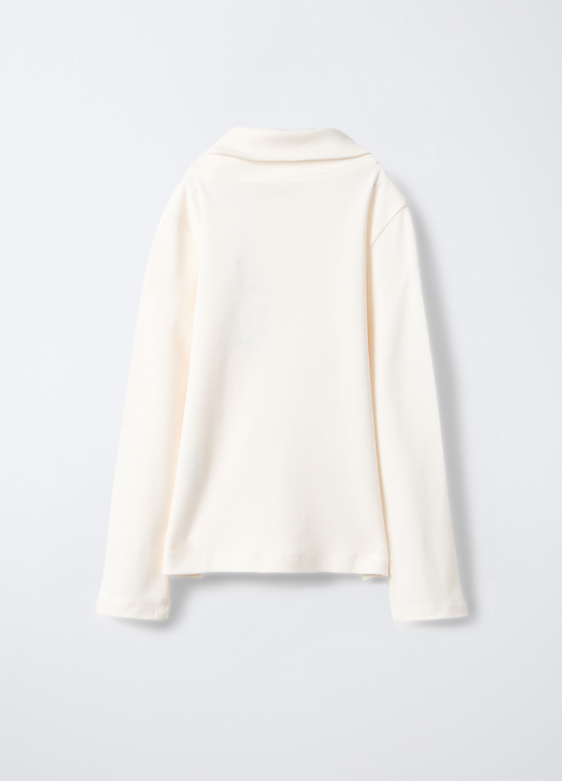 Lupetto in interlock di puro cotone bambina_1