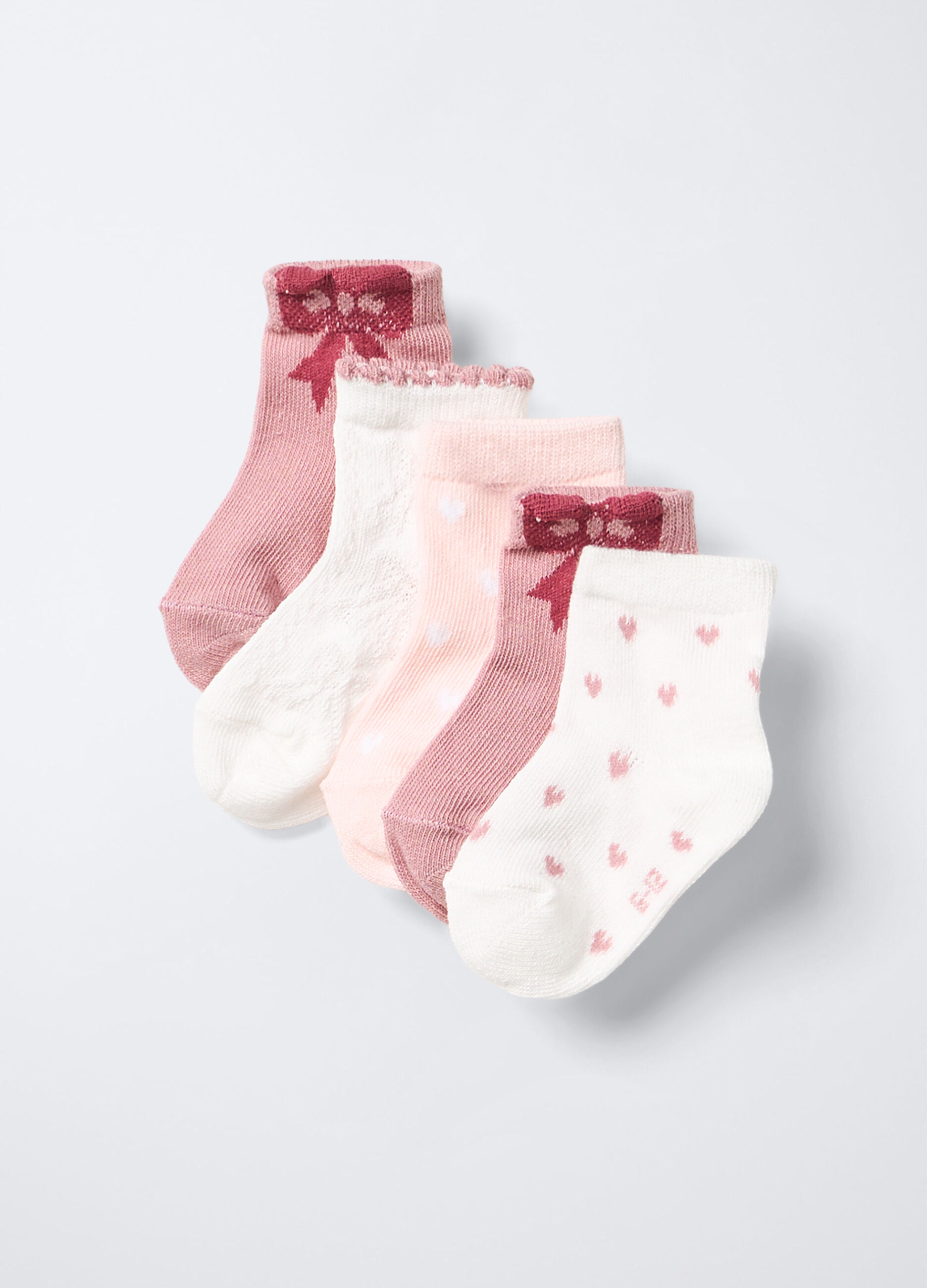 Pack 5 calze corte misto cotone stretch_0