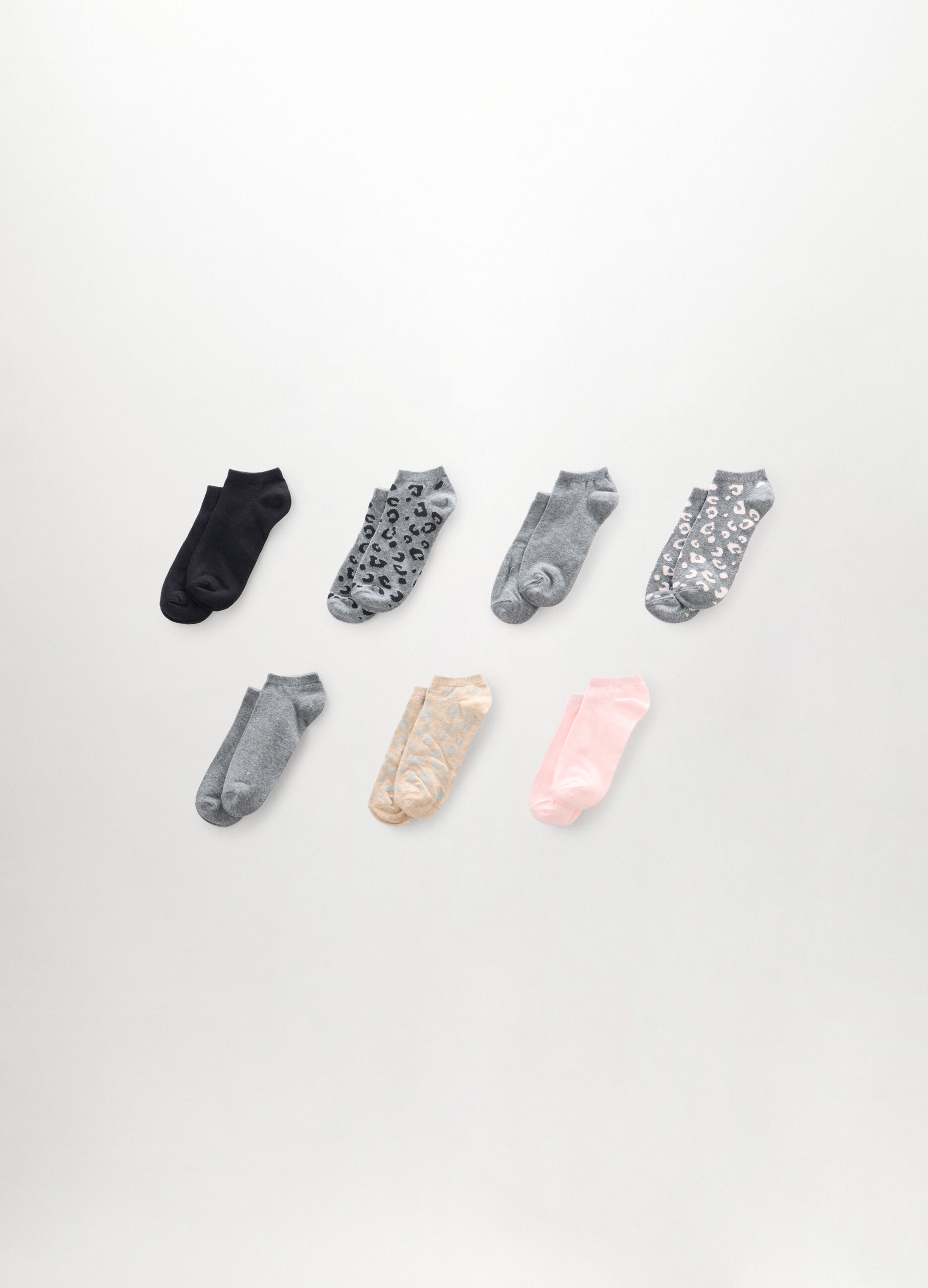 Pack 7 calze corte misto cotone donna_0