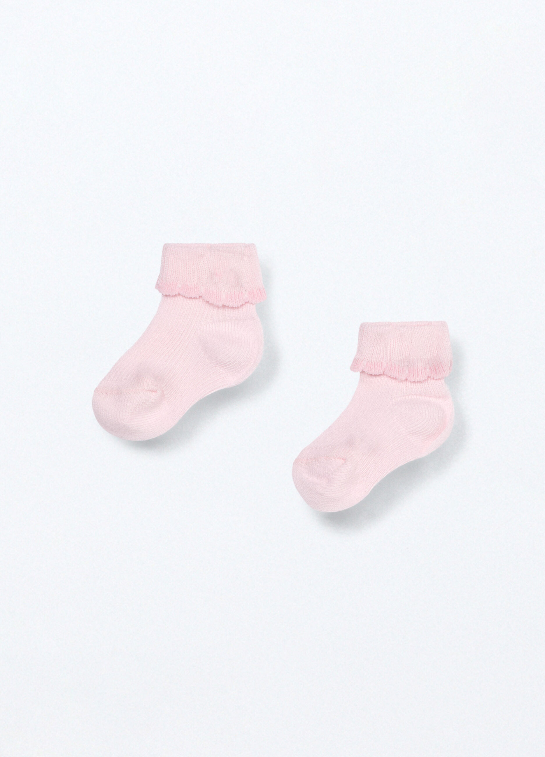 Pack 2 calze misto cotone Made in Italy neonato _1