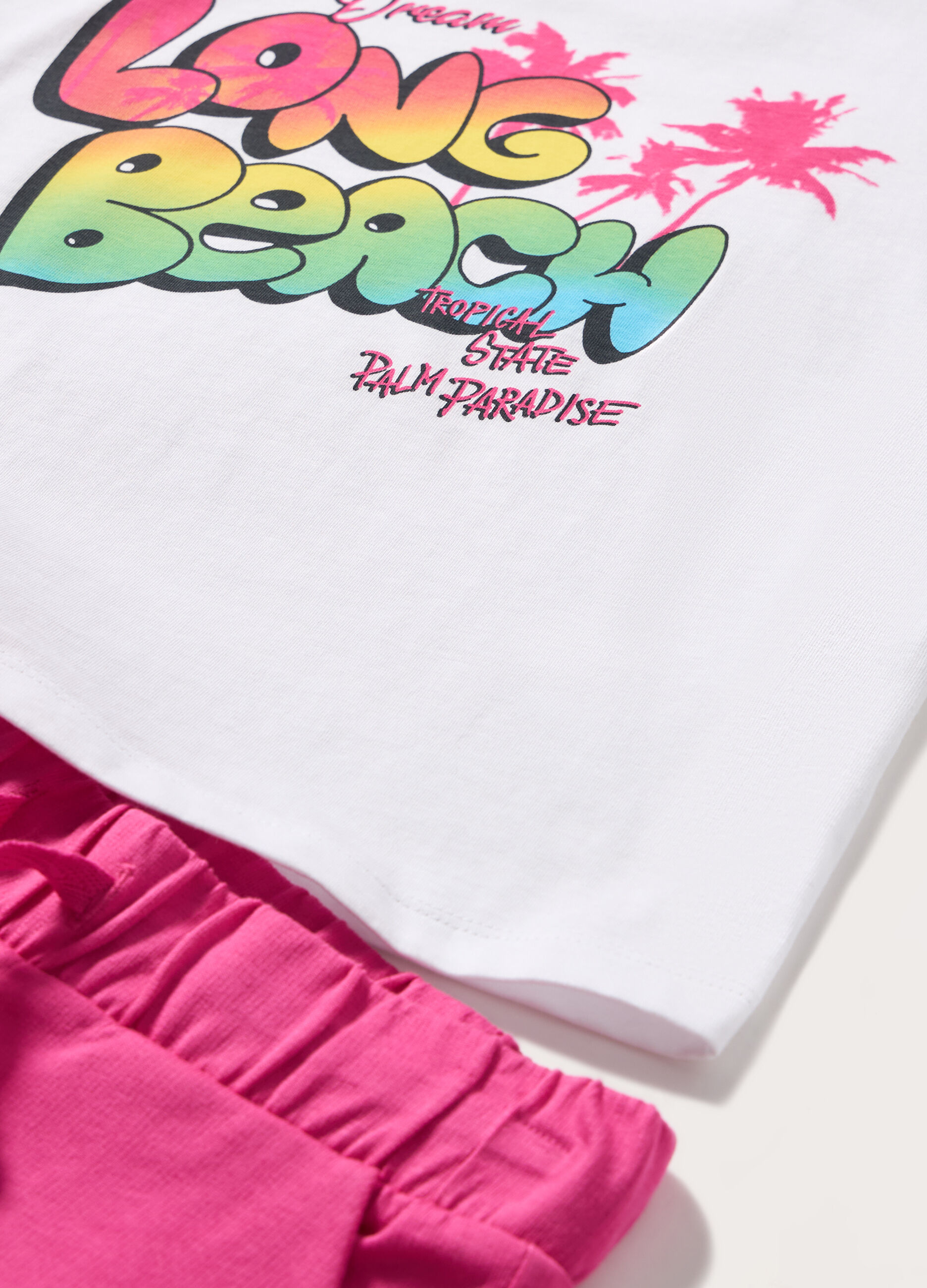 Jogging set in jersey di puro cotone ragazza_1