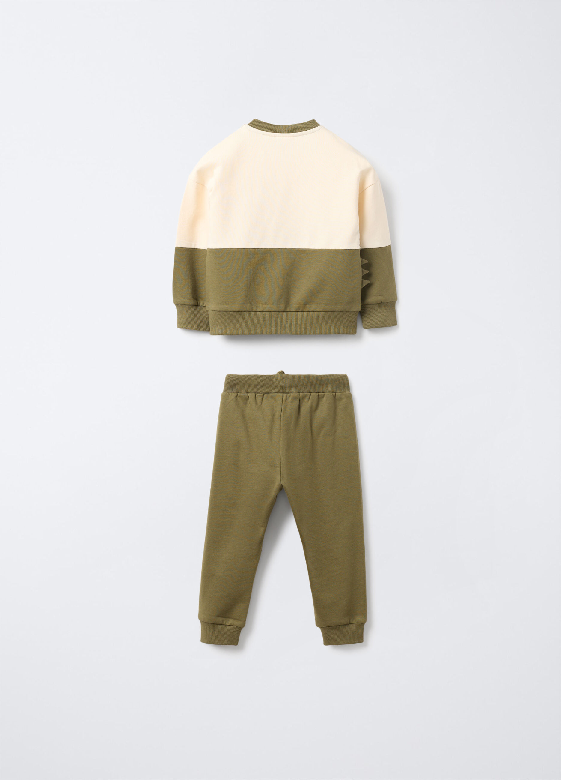 Jogging set in puro cotone garzato bimbo_1