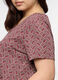 Abito corto girocollo in jersey di puro cotone donna curvy_2