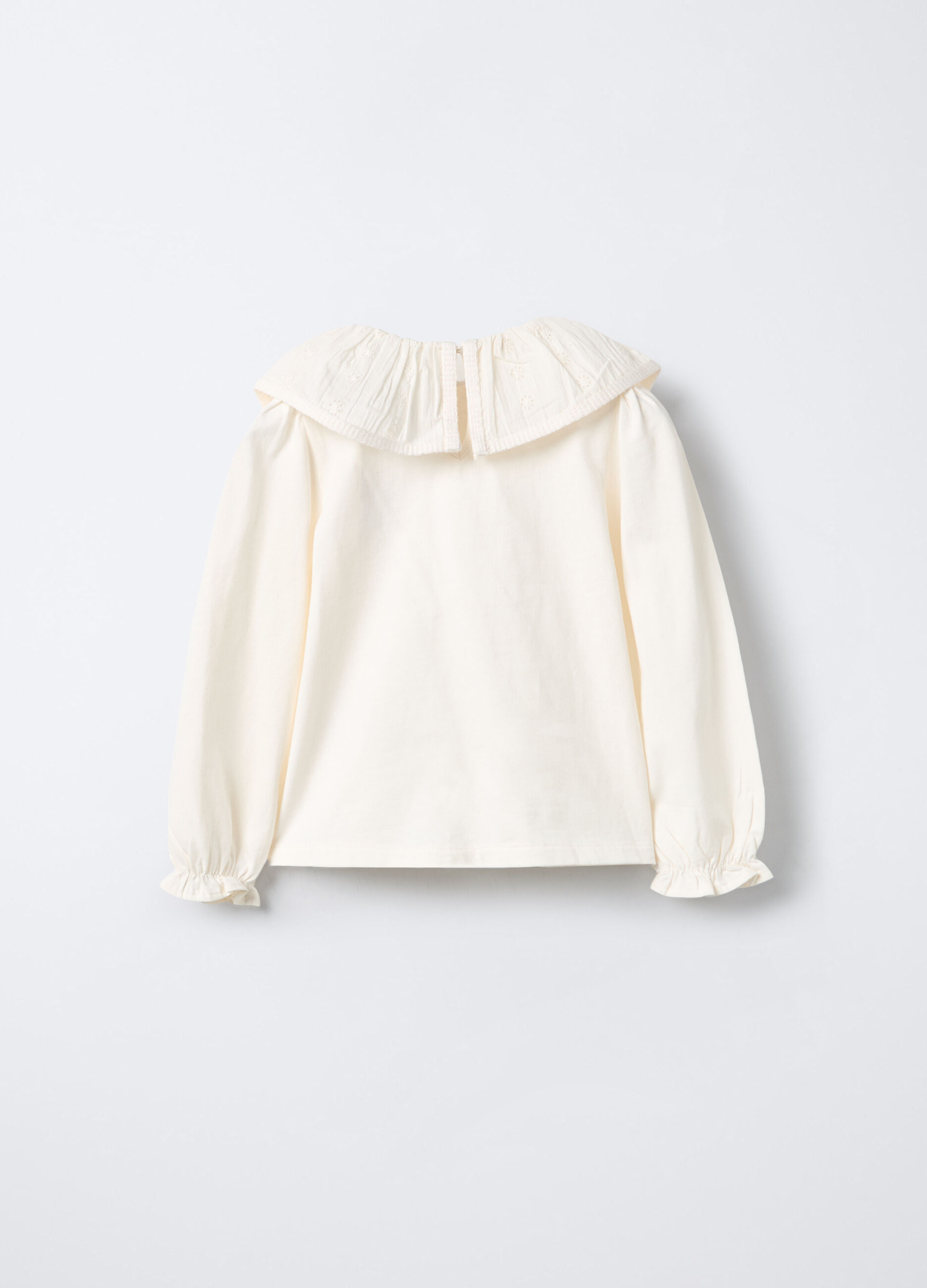T-shirt in jersey di puro cotone bambina_1