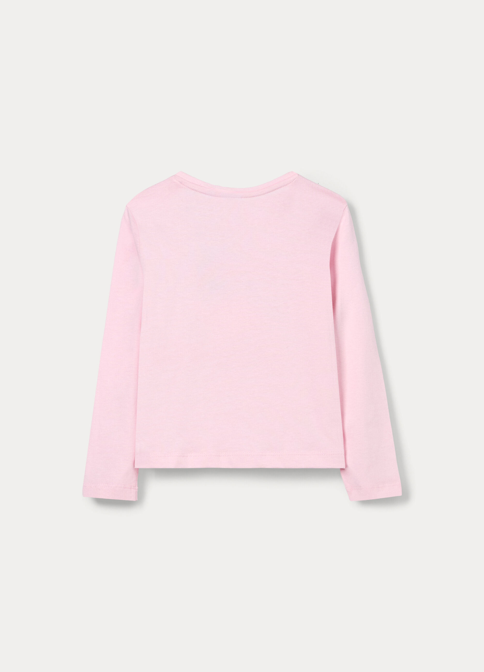 T-shirt in jersey di puro cotone bambina_1