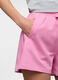 Shorts Fit Regular in french terry di puro cotone donna_2