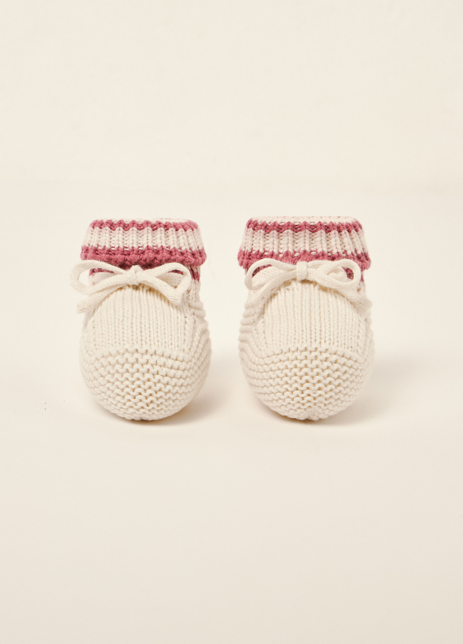 Scarpine in puro cotone tricot IANA neonata_0