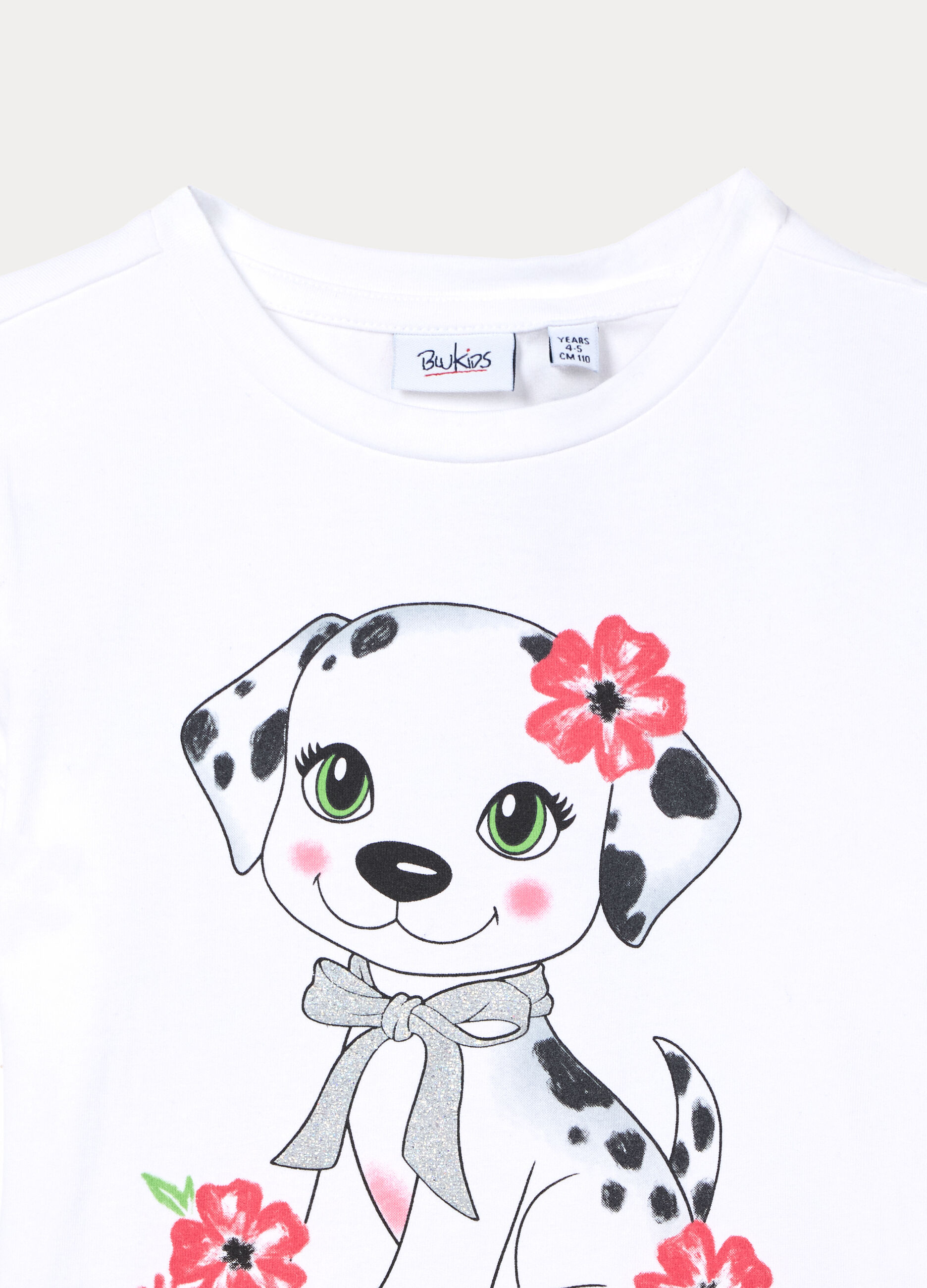 Jogging set in jersey di cotone stretch bambina_2