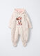 Tutina imbottita Disney velour misto cotone neonata_0