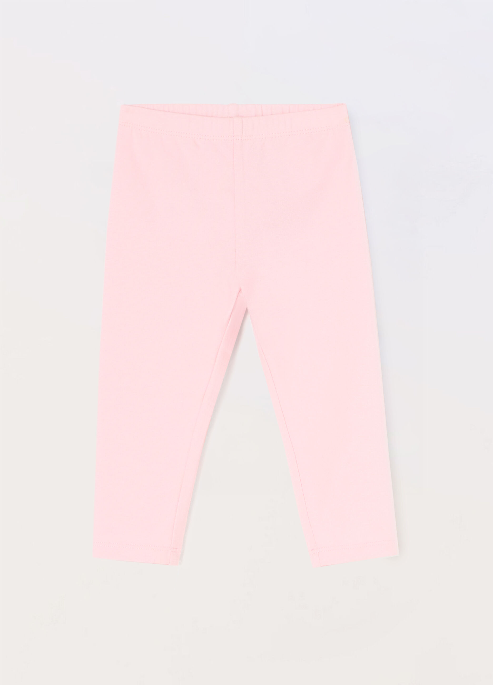 Leggings in cotone stretch neonata_0