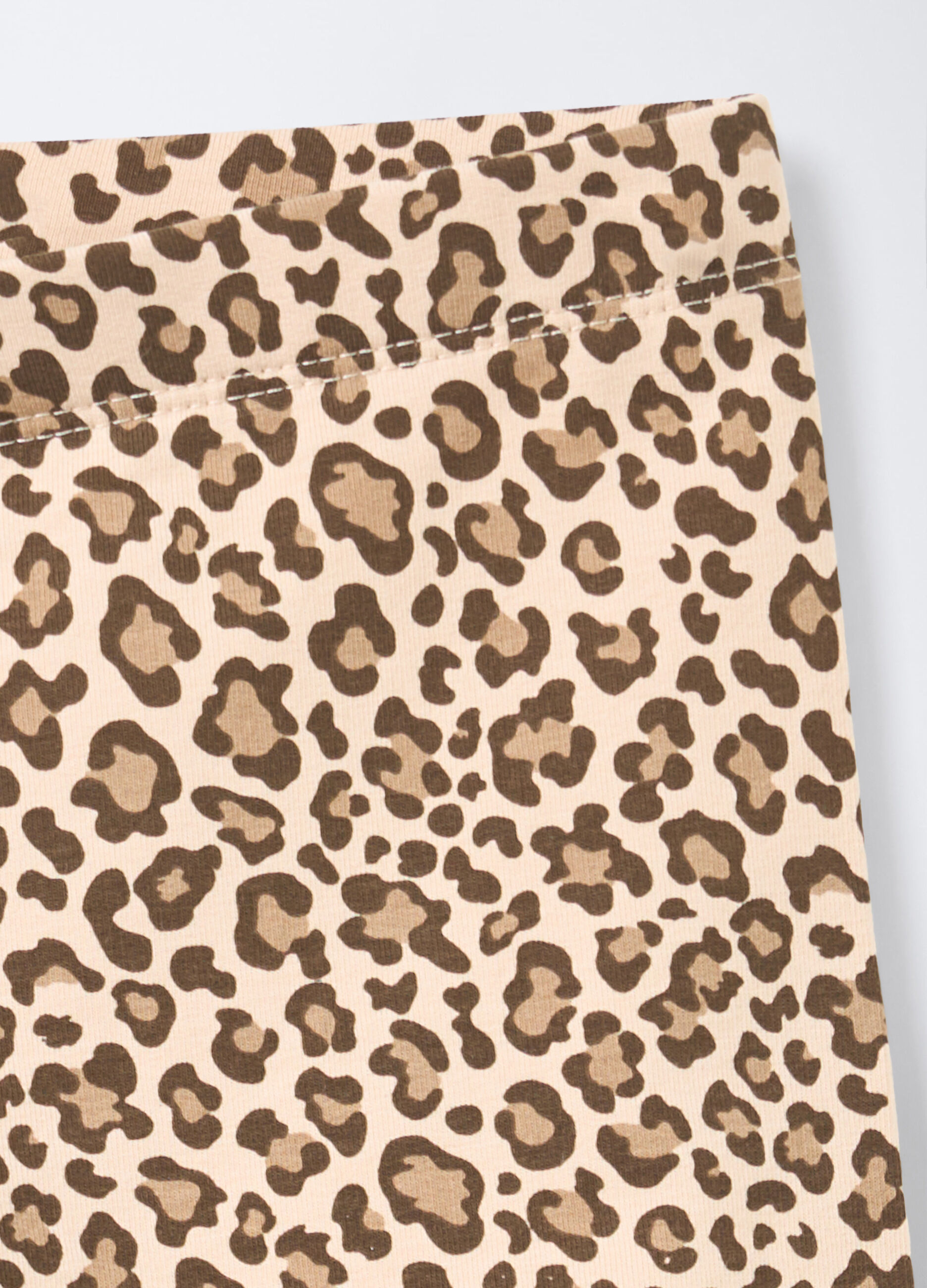 Leggings in cotone garzato stretch Fit Slim bambina_2