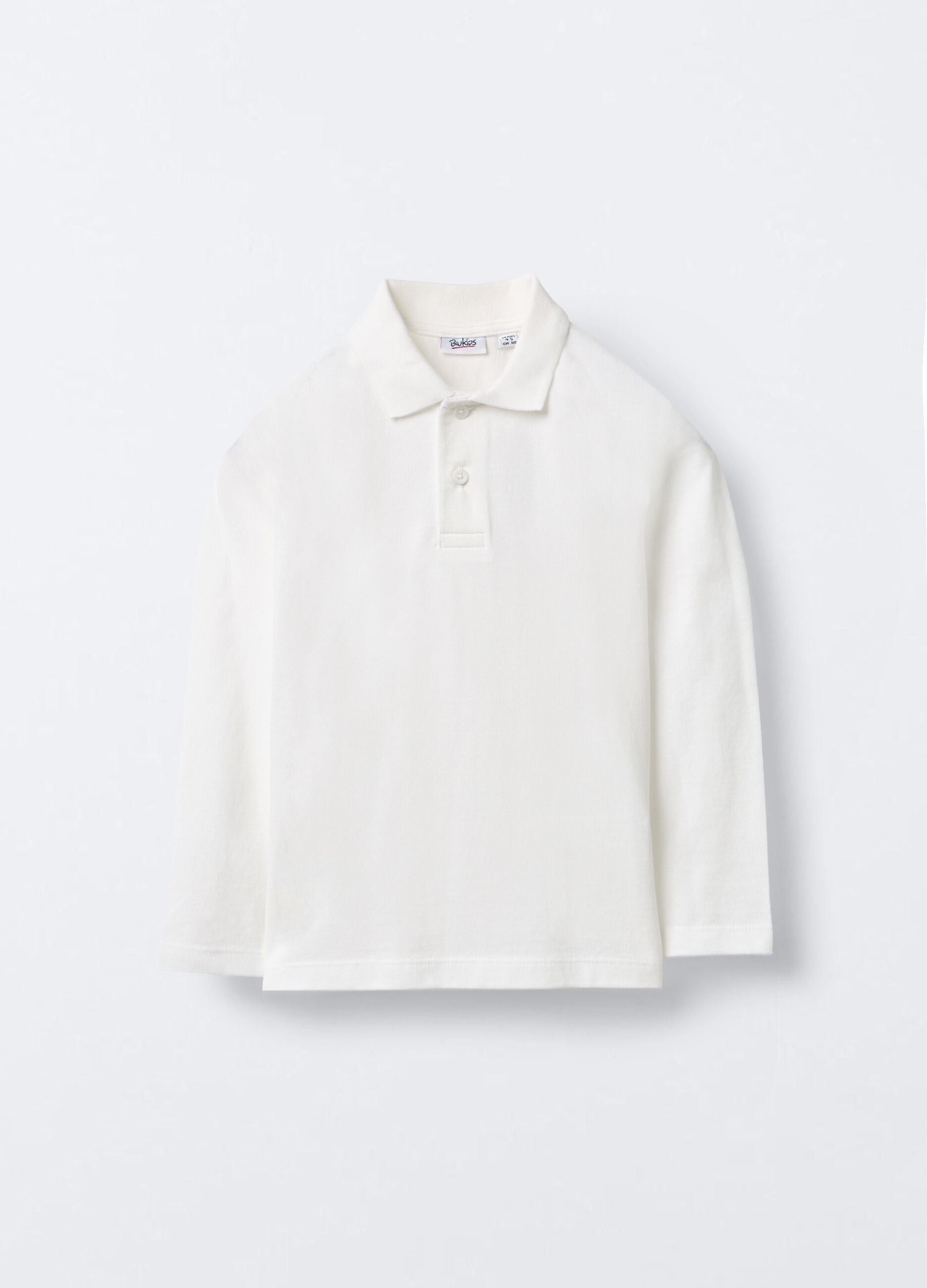 Polo in puro cotone Piquet bambino_0
