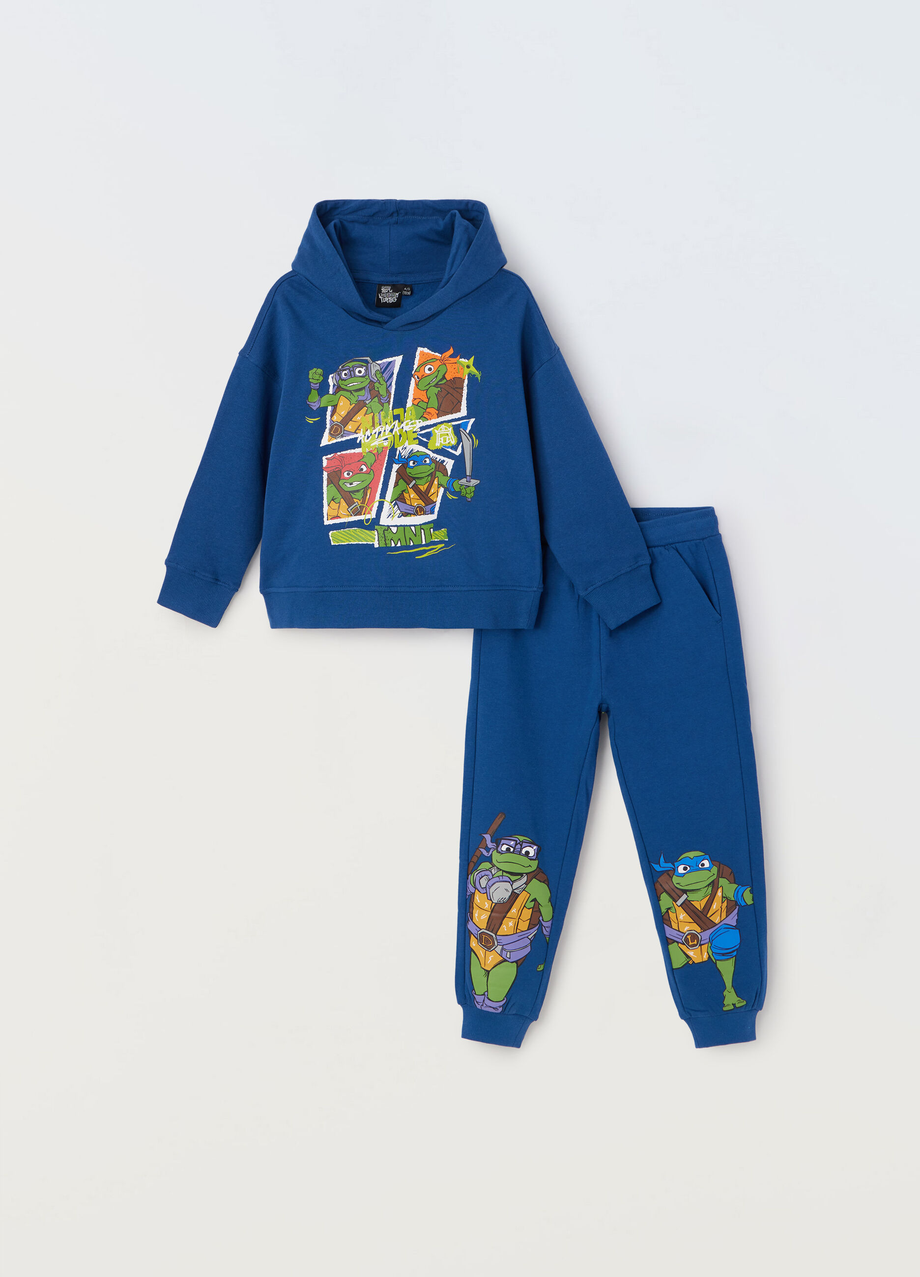 Jogging set in felpa di puro cotone bambino_0
