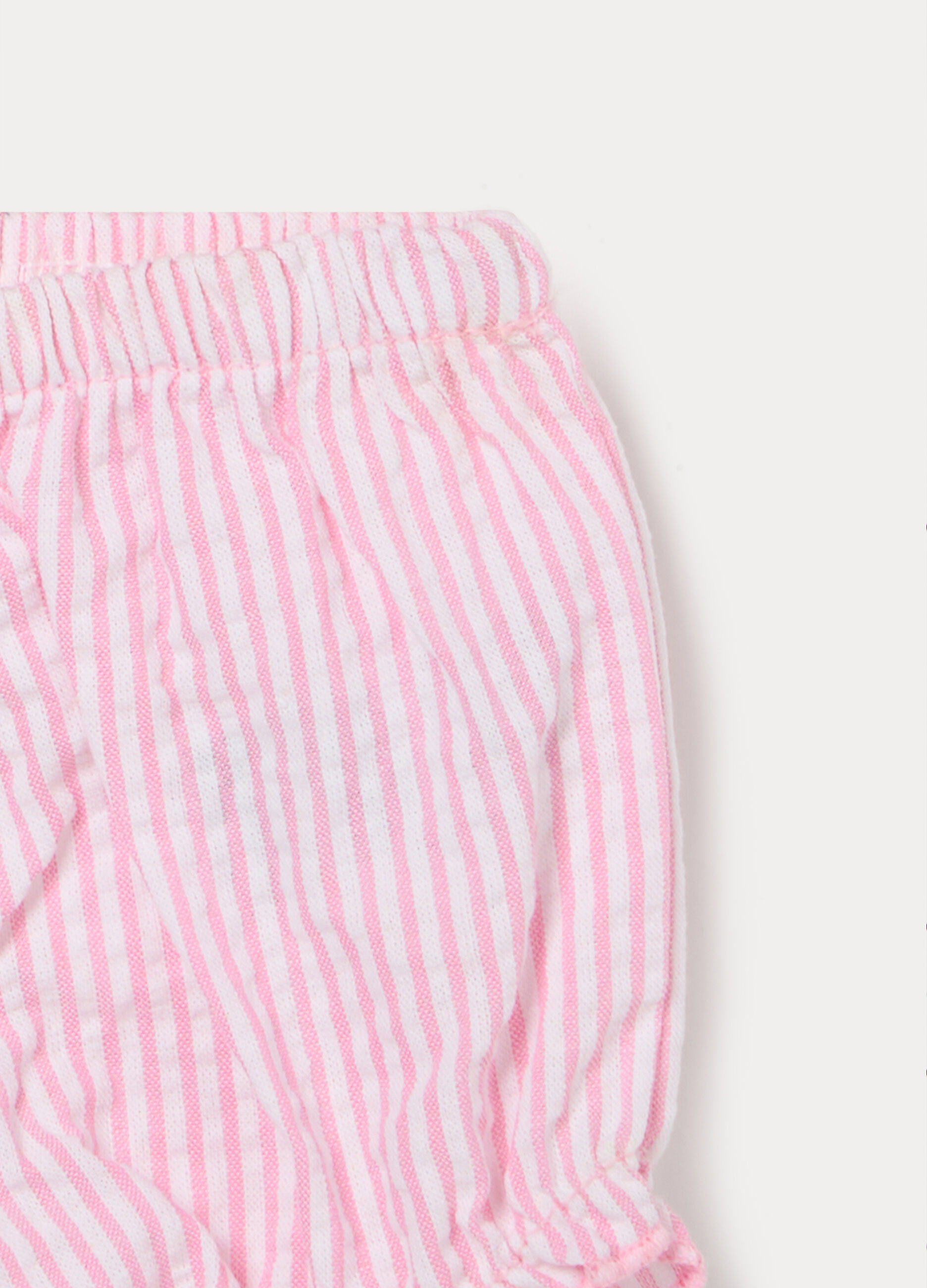 Set in misto cotone seersucker neonata_3