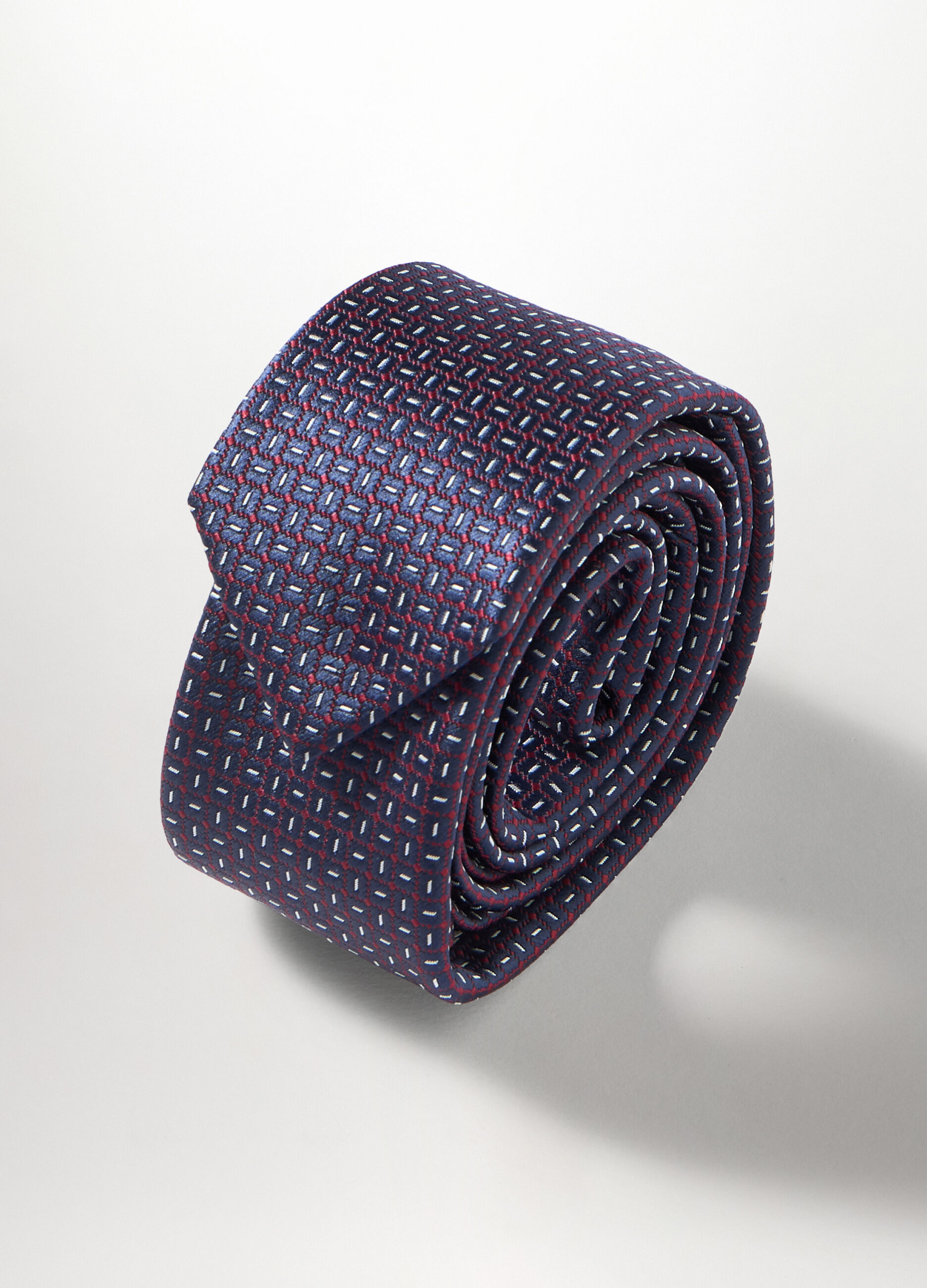 Cravatta con motivo geometrico uomo_1