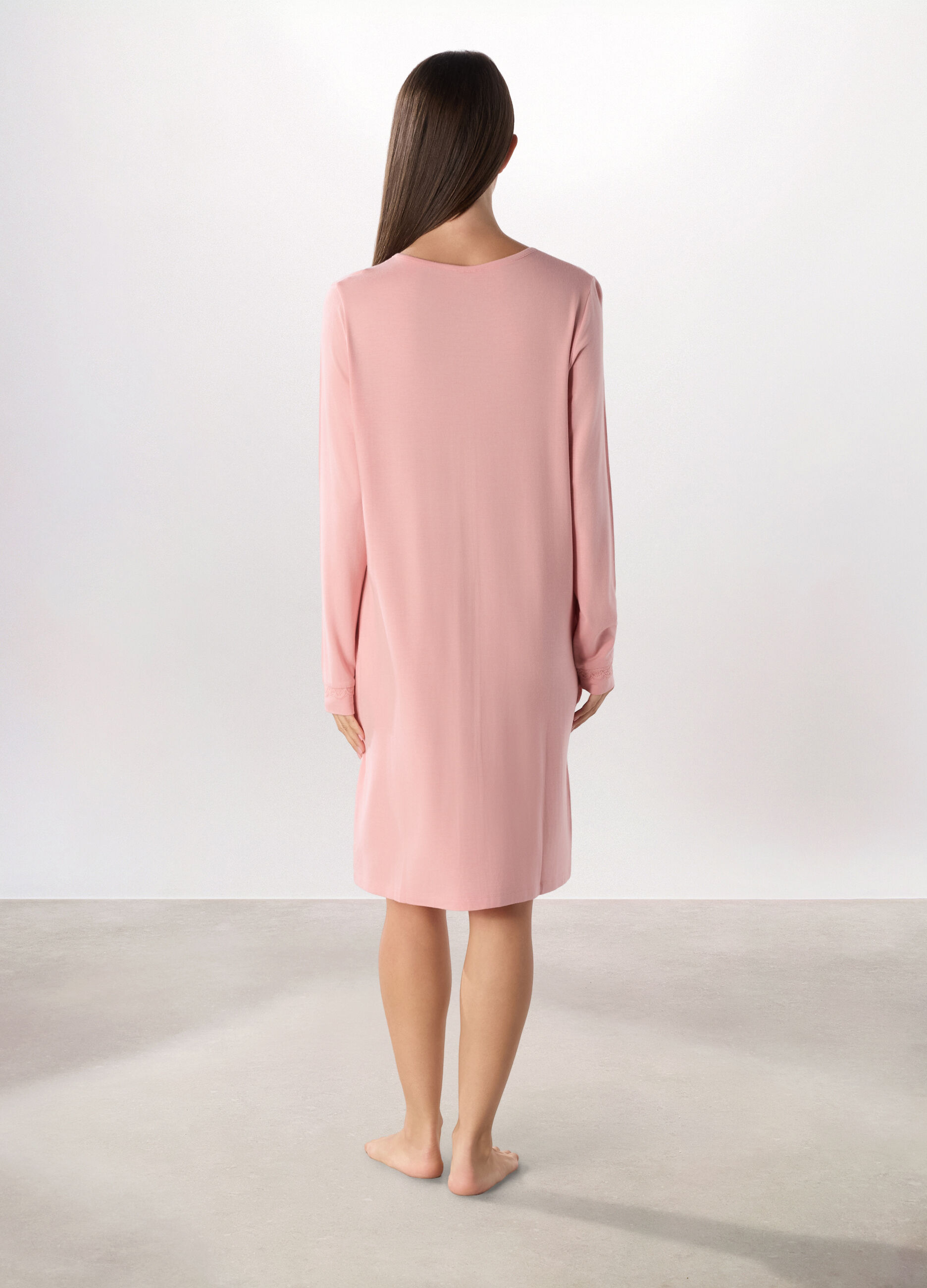 Camicia da notte in jersey di modal stretch donna_1