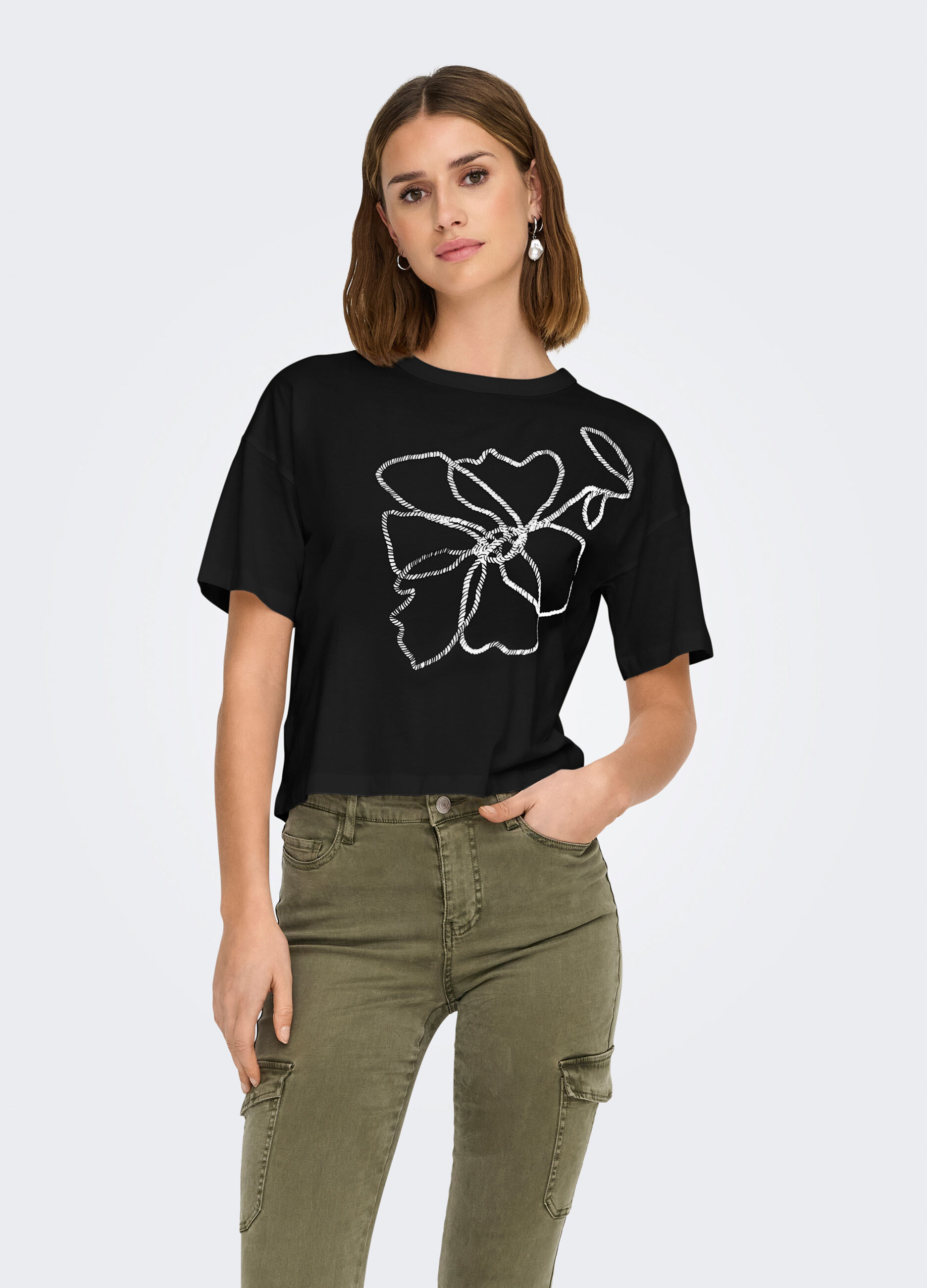 T-shirt a maniche corte donna_0