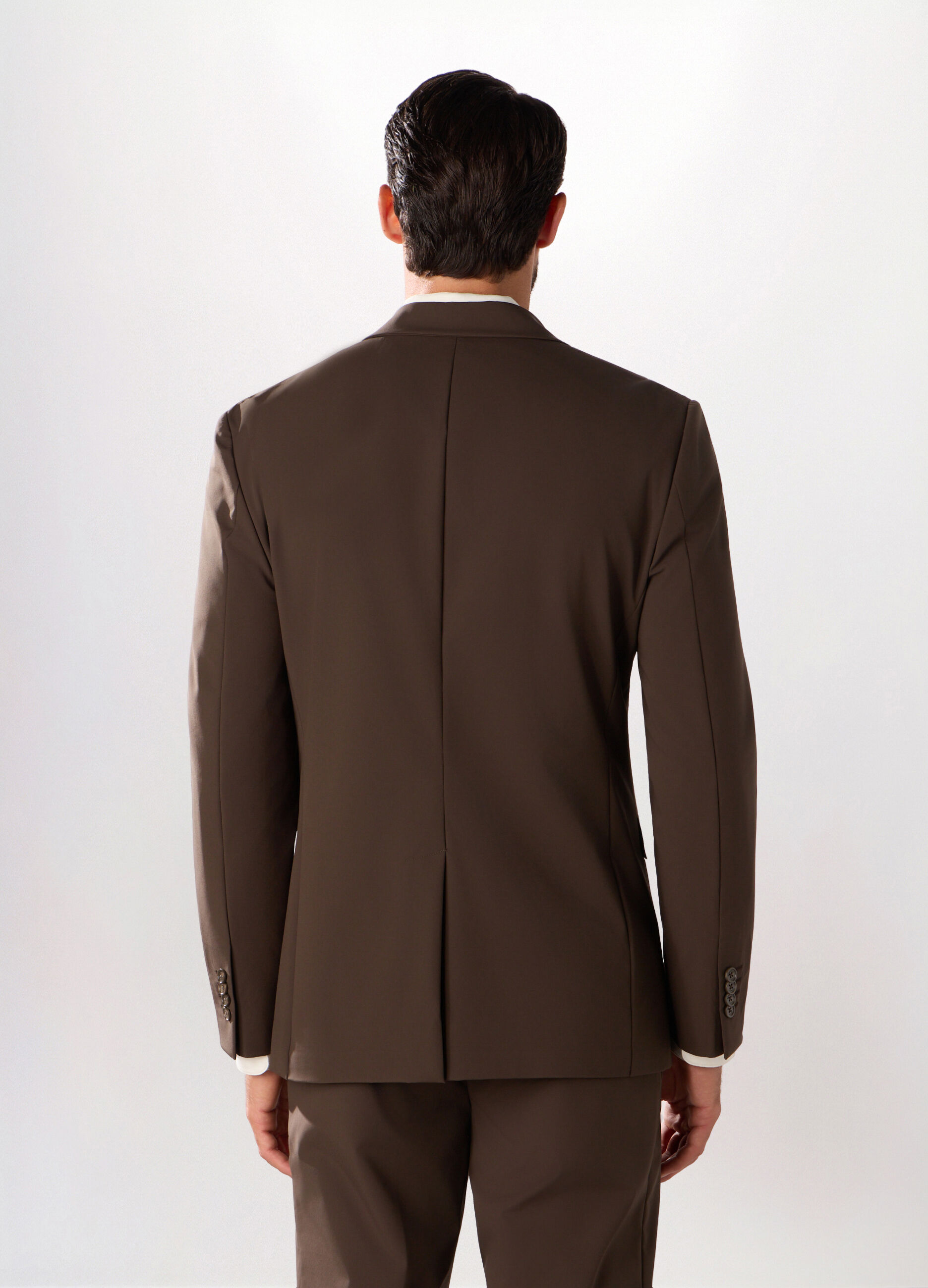Blazer in tessuto stretch uomo_2