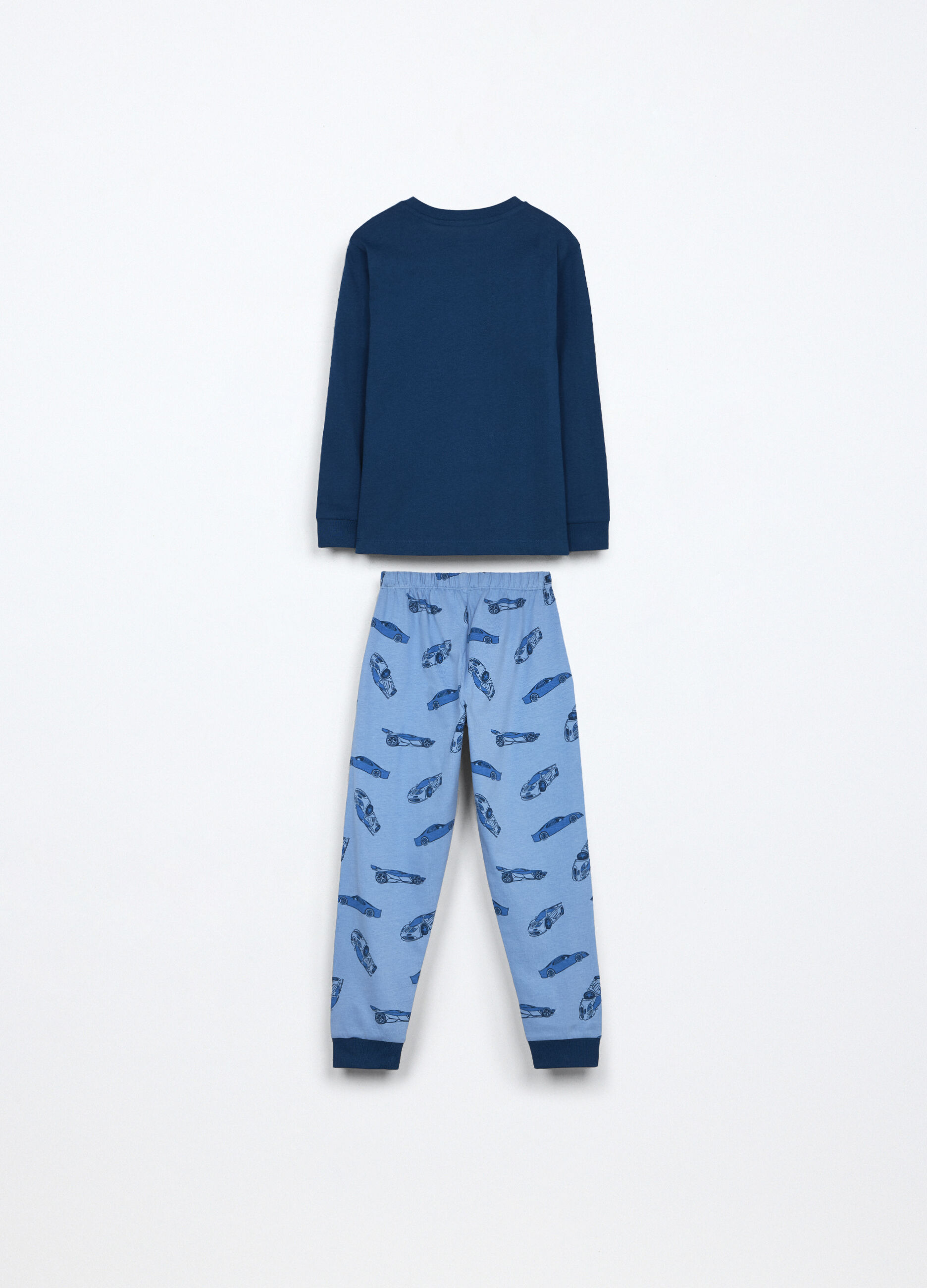 Set pigiama lungo in jersey di puro cotone bambino _1