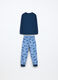 Set pigiama lungo in jersey di puro cotone bambino _1