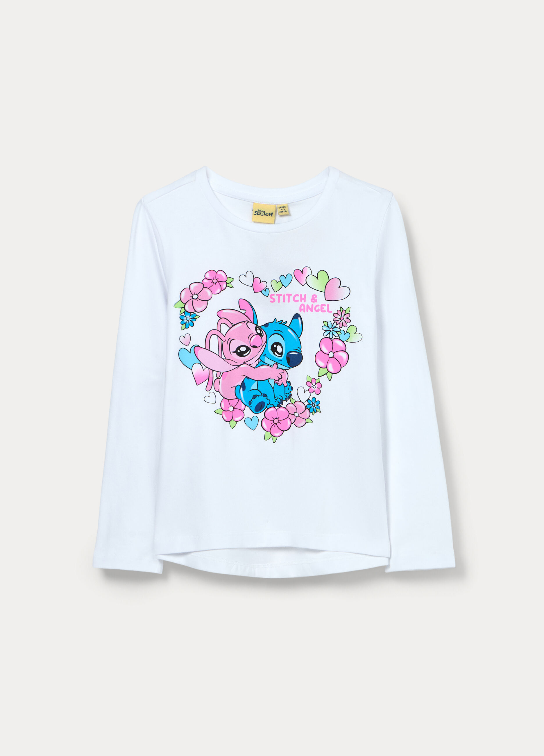 T-shirt Disney in jersey di cotone stretch bambina_0