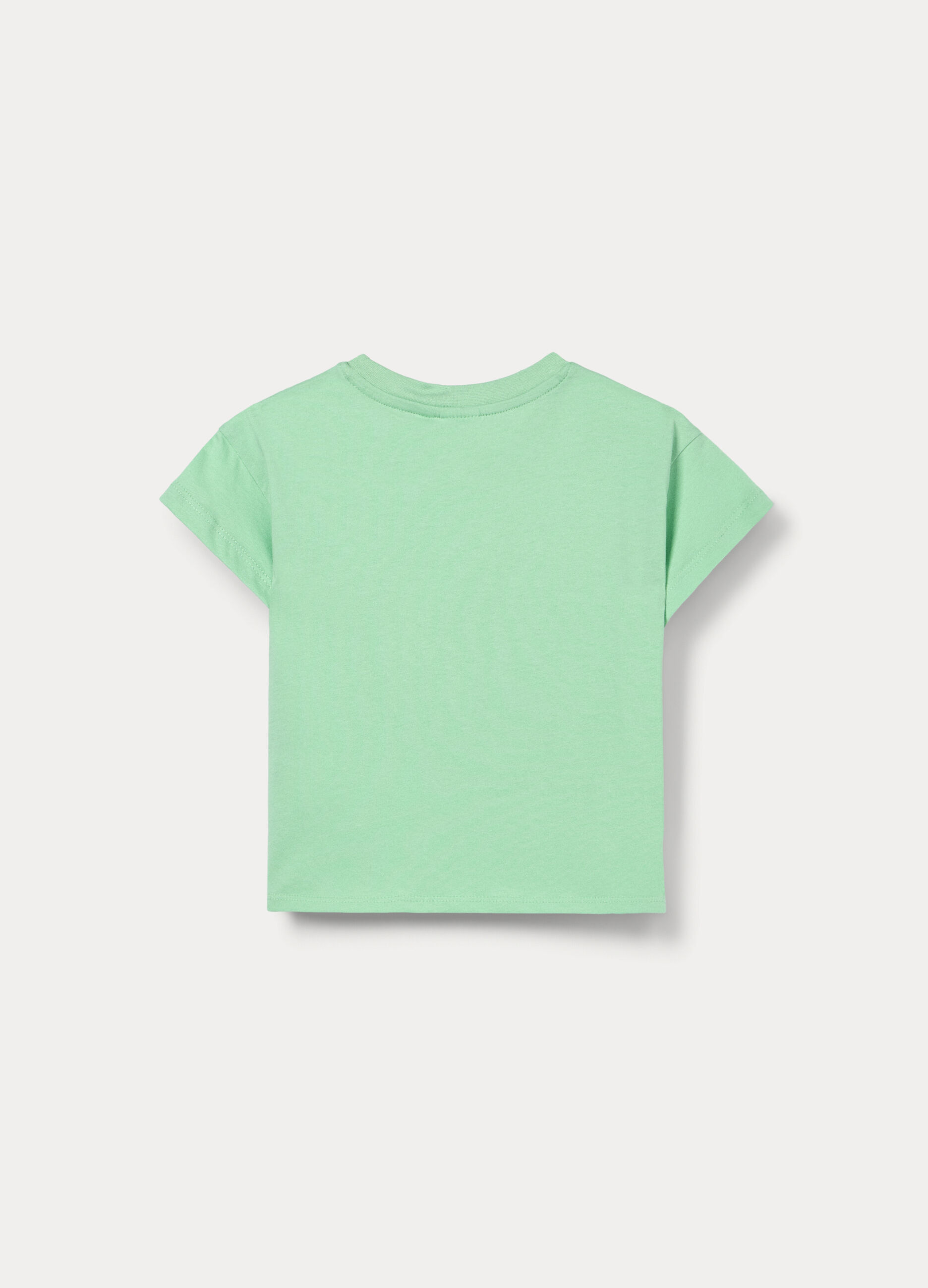 T-shirt in jersey di puro cotone bambina_1