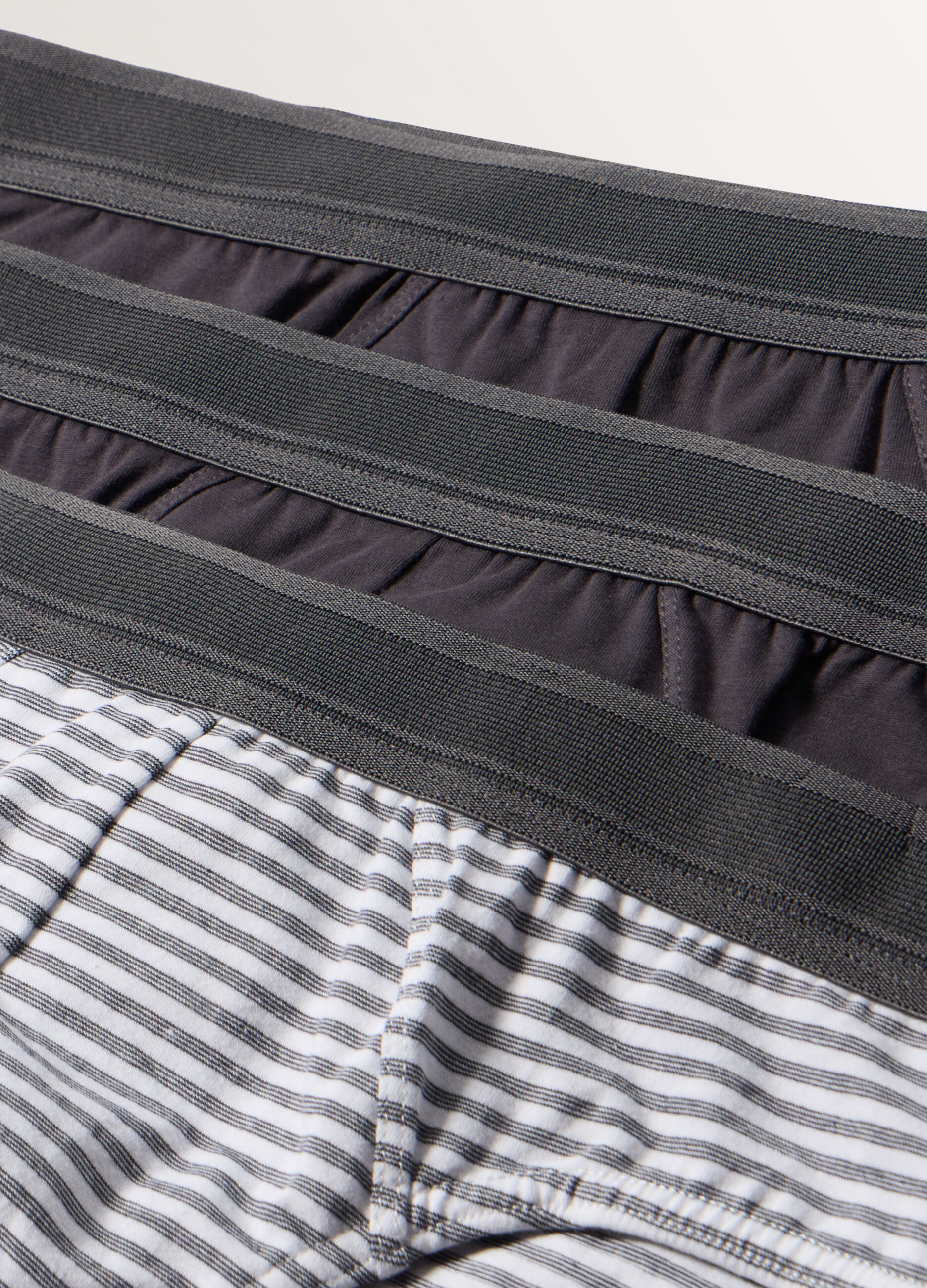 3 pack slip in jersey di cotone uomo