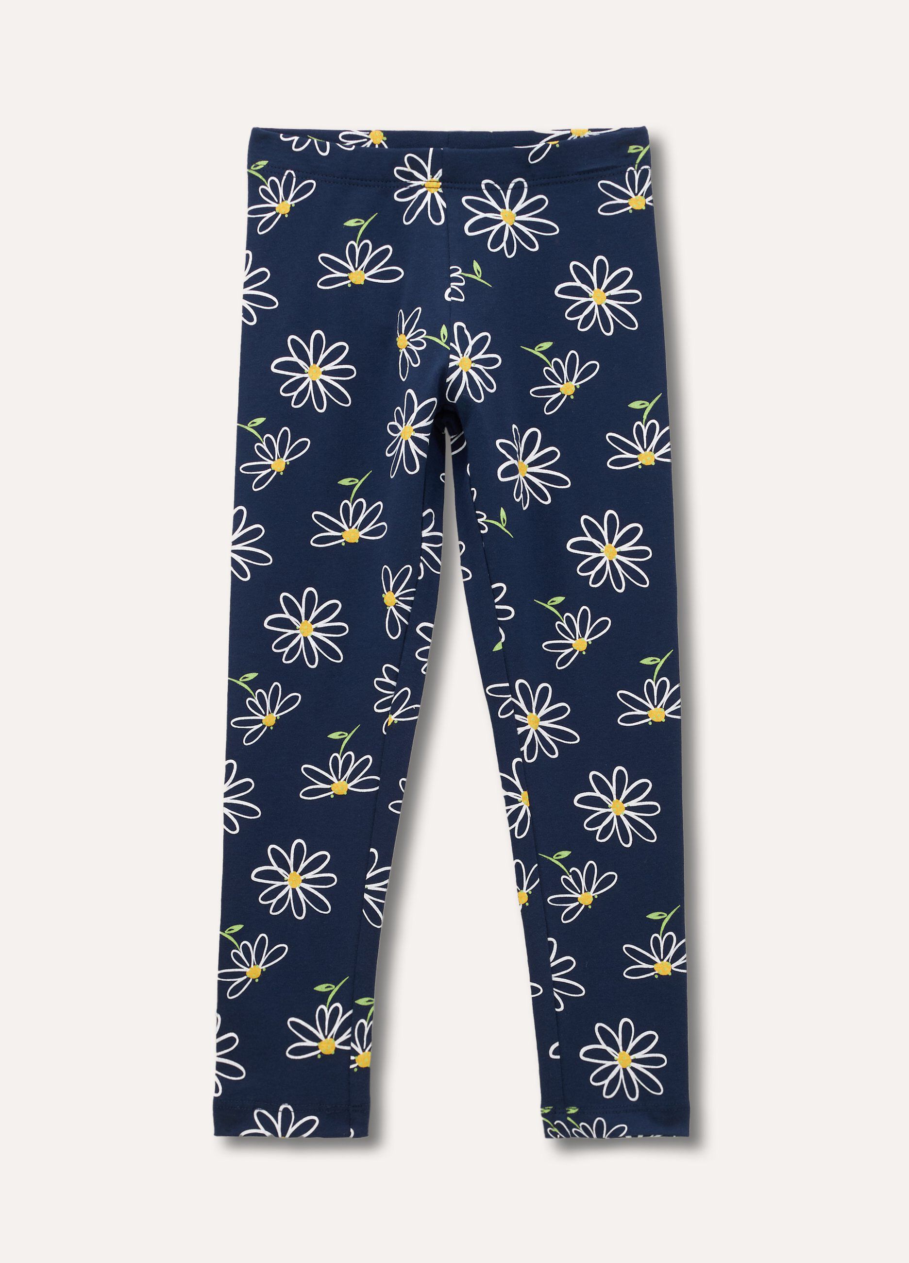 Leggings in cotone stretch bambina_0
