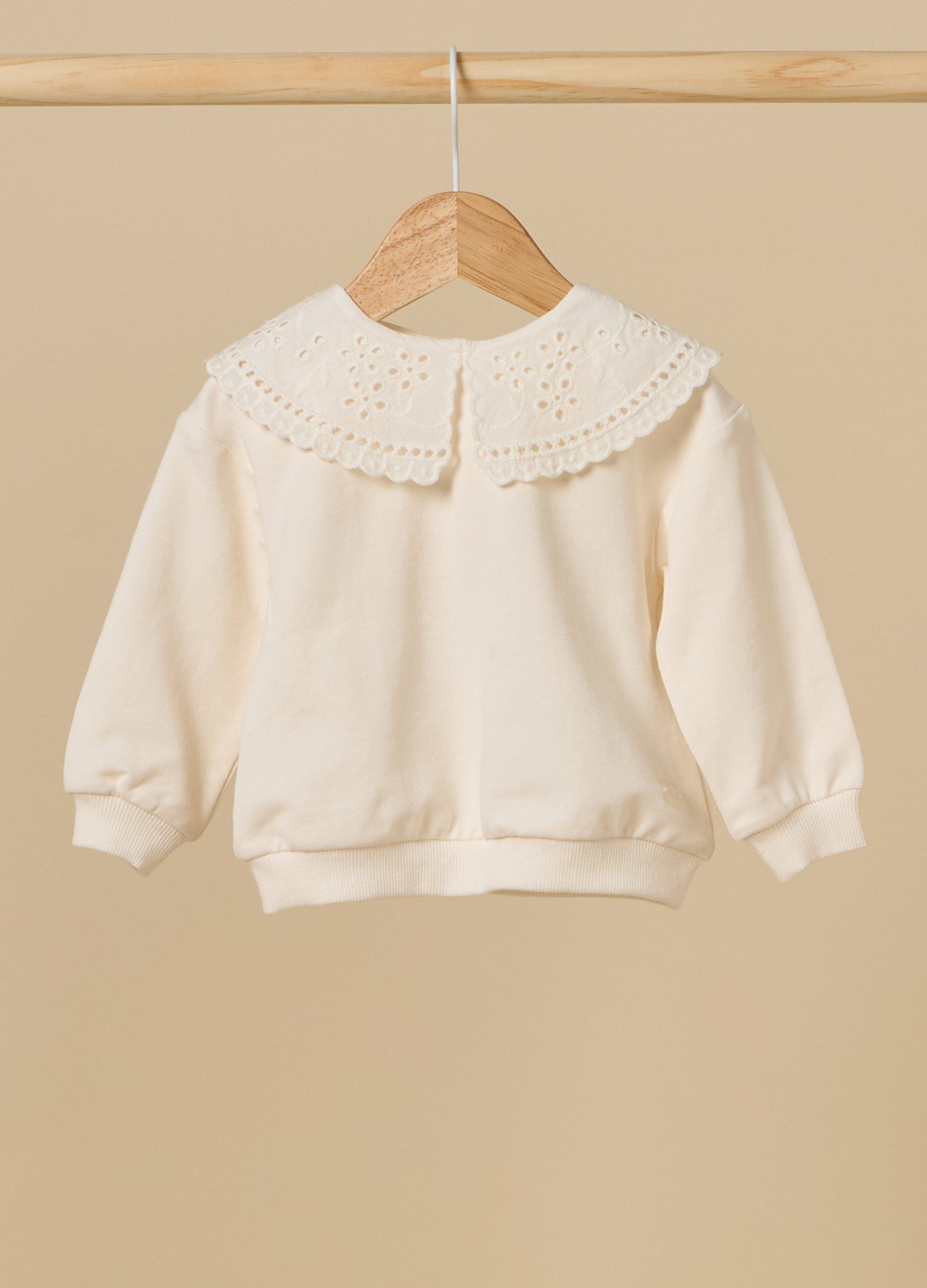 Felpa IANA in cotone stretch neonata_0