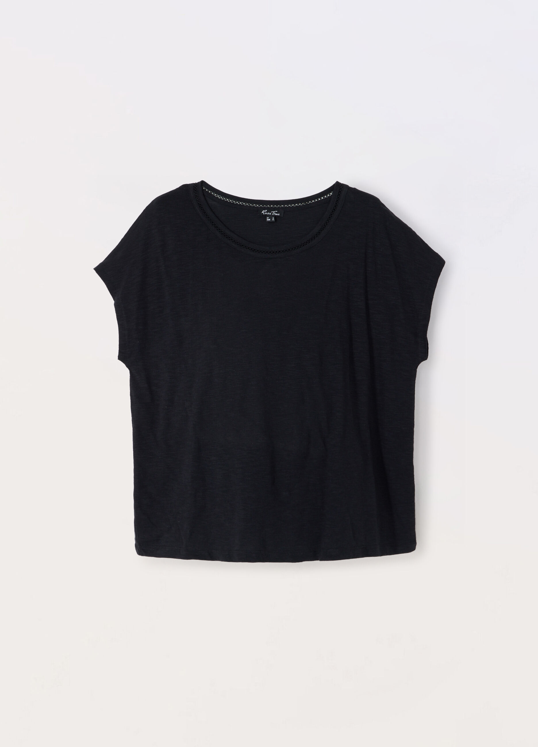 T-shirt in jersey di puro cotone donna curvy_0