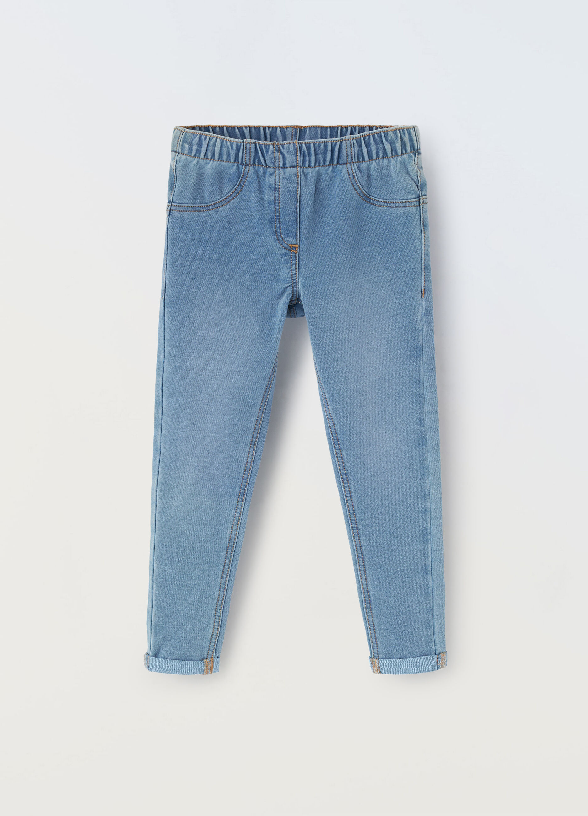 Jeggings in misto cotone bambina