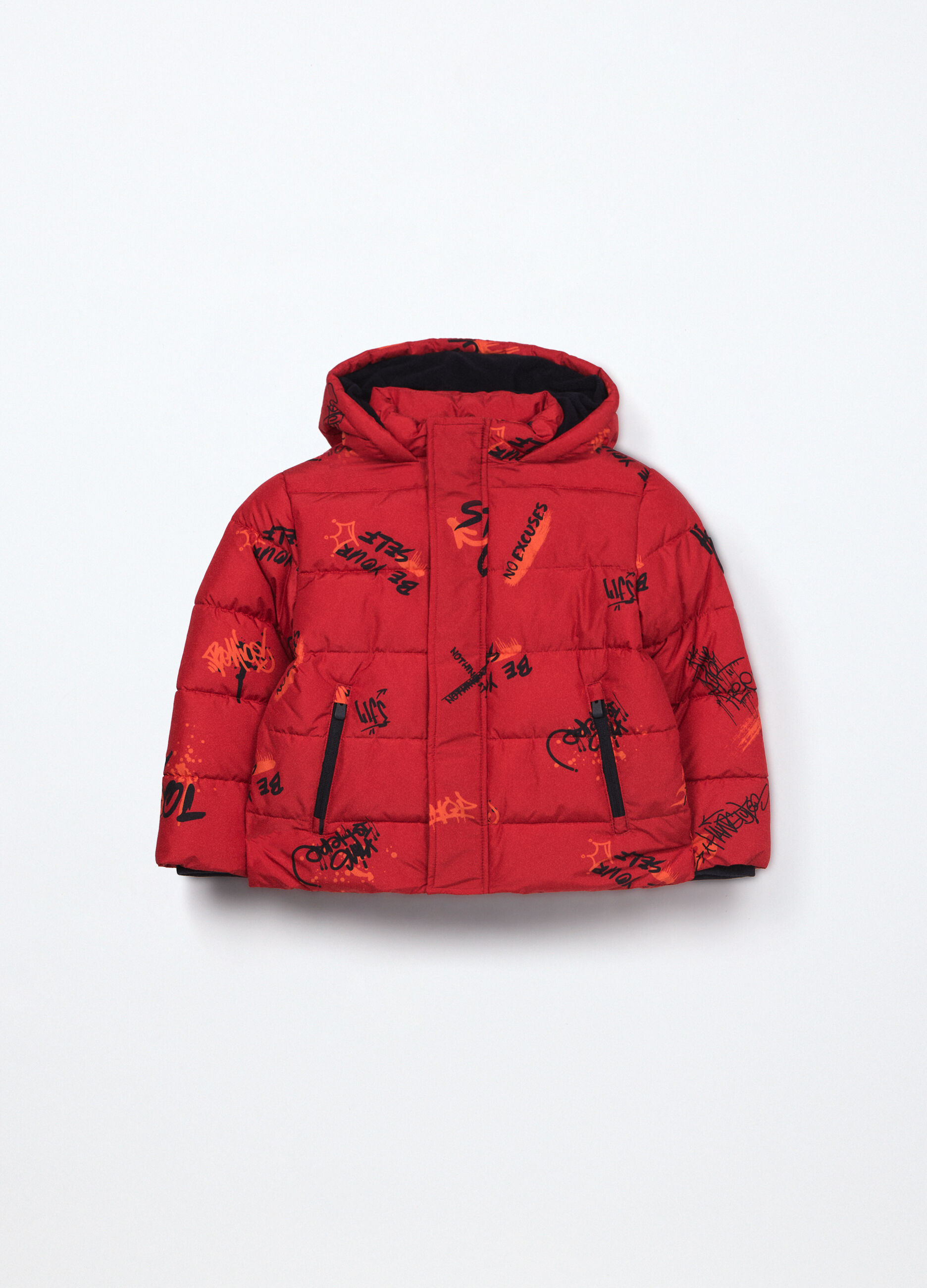 Giubbino imbottito con cappuccio bambino_0