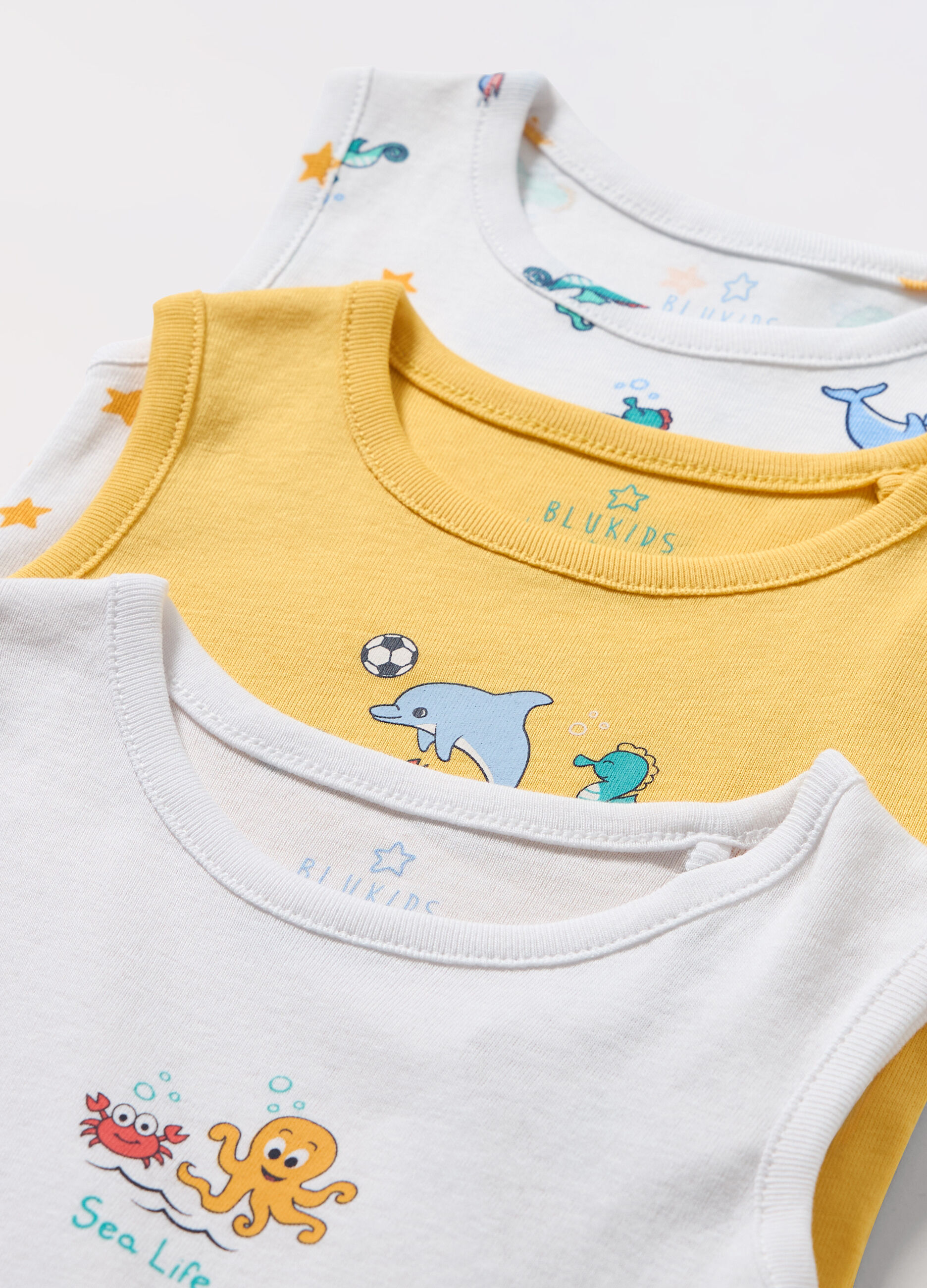 Pack 3 body in puro cotone neonato_1