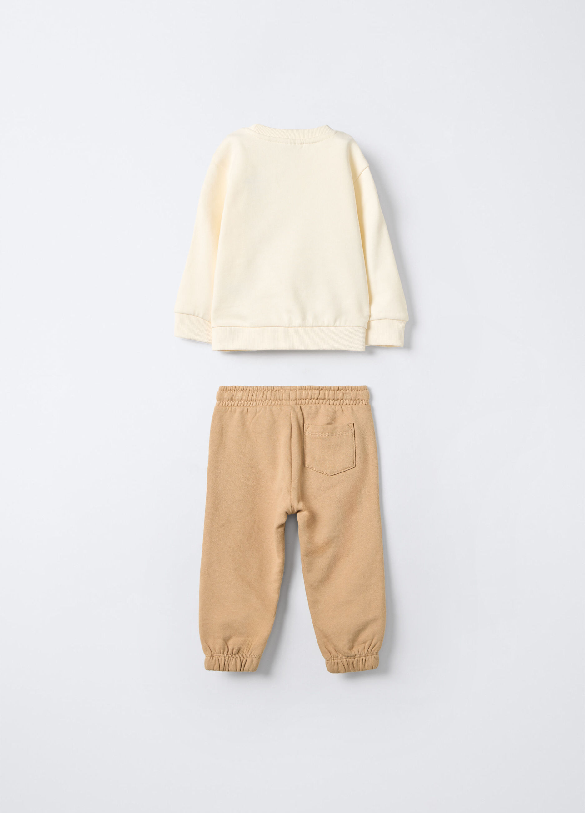 Jogging set in felpa di puro cotone bimbo_1