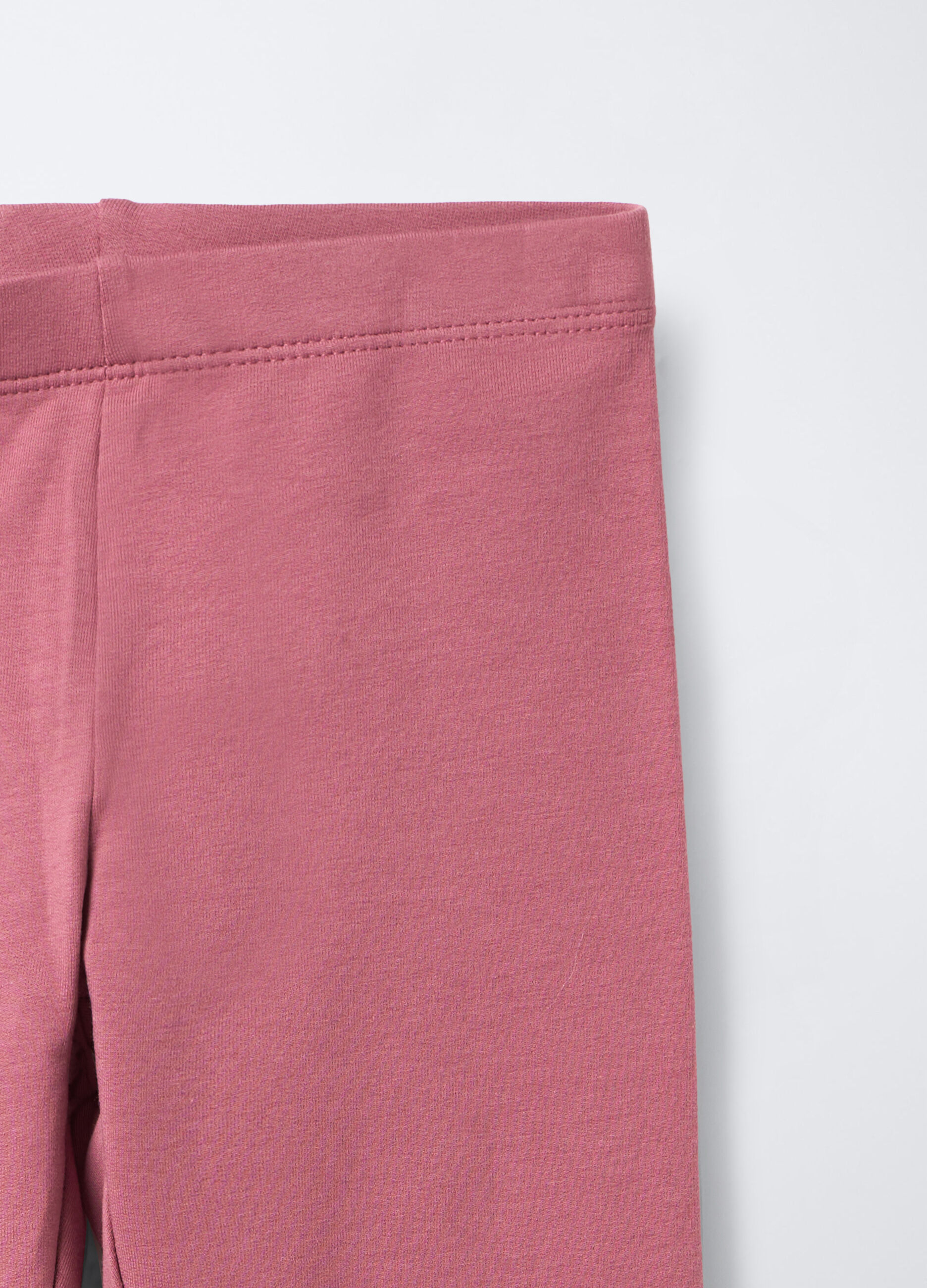 Pack 2 leggings in cotone garzato stretch Fit Regular bambina_2