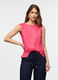 Blusa girocollo Fit Regular in puro lino donna_0