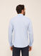 Camicia slim fit in misto cotone a quadretti uomo_1