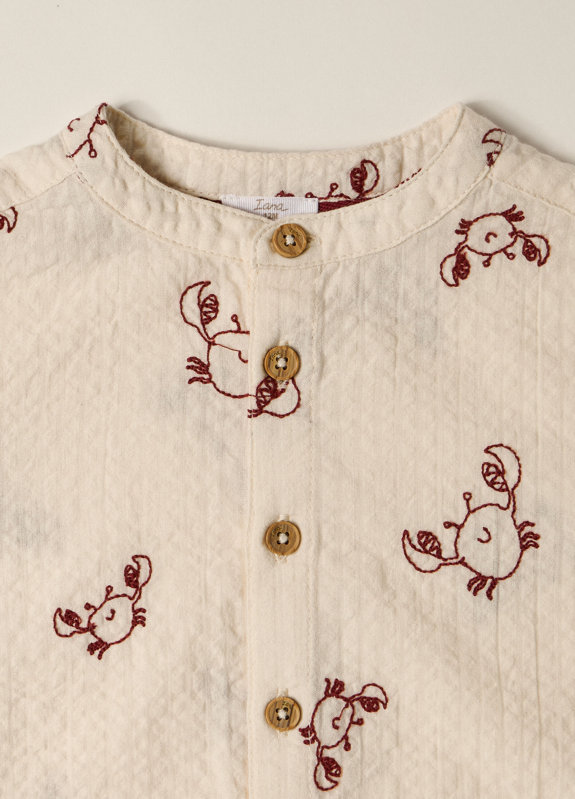 Camicia in puro cotone IANA neonato_1