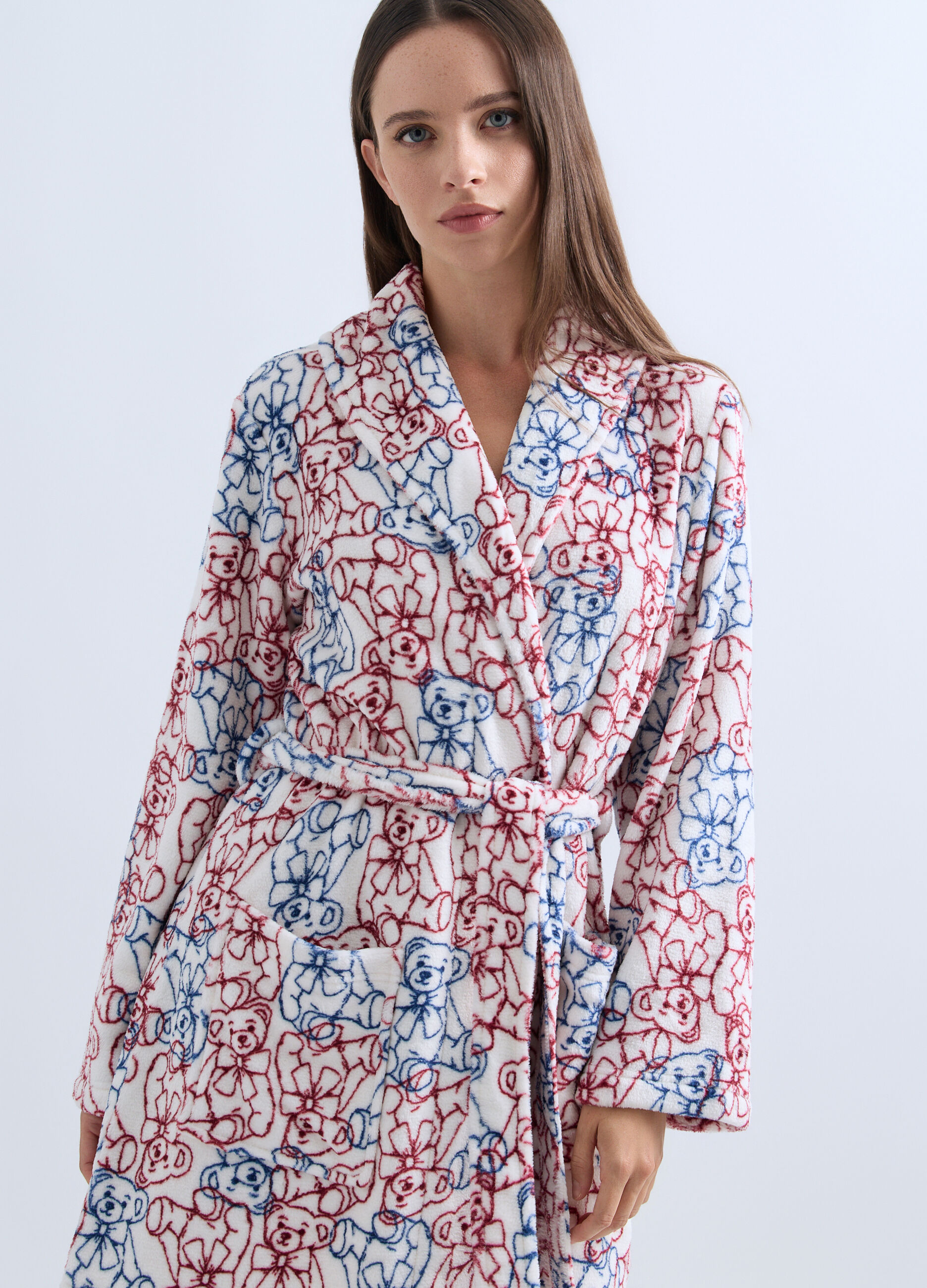 Vestaglia in coral fleece donna_2