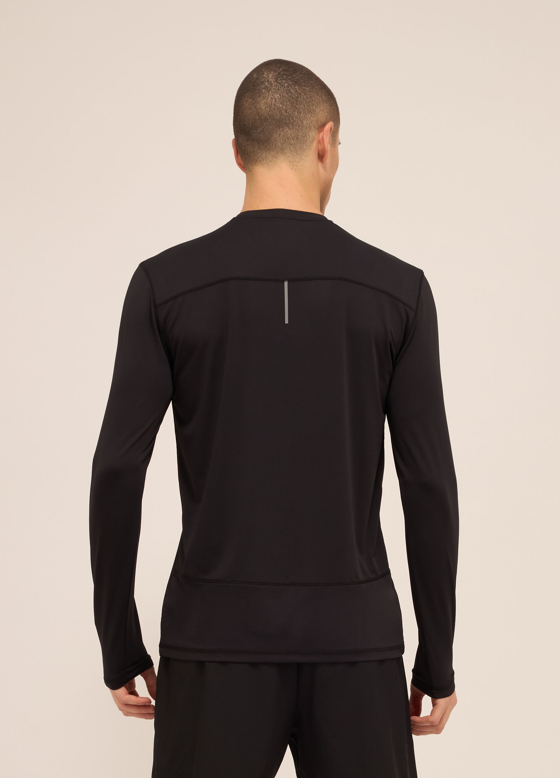Maglia a maniche lunghe in jersey stretch uomo_1