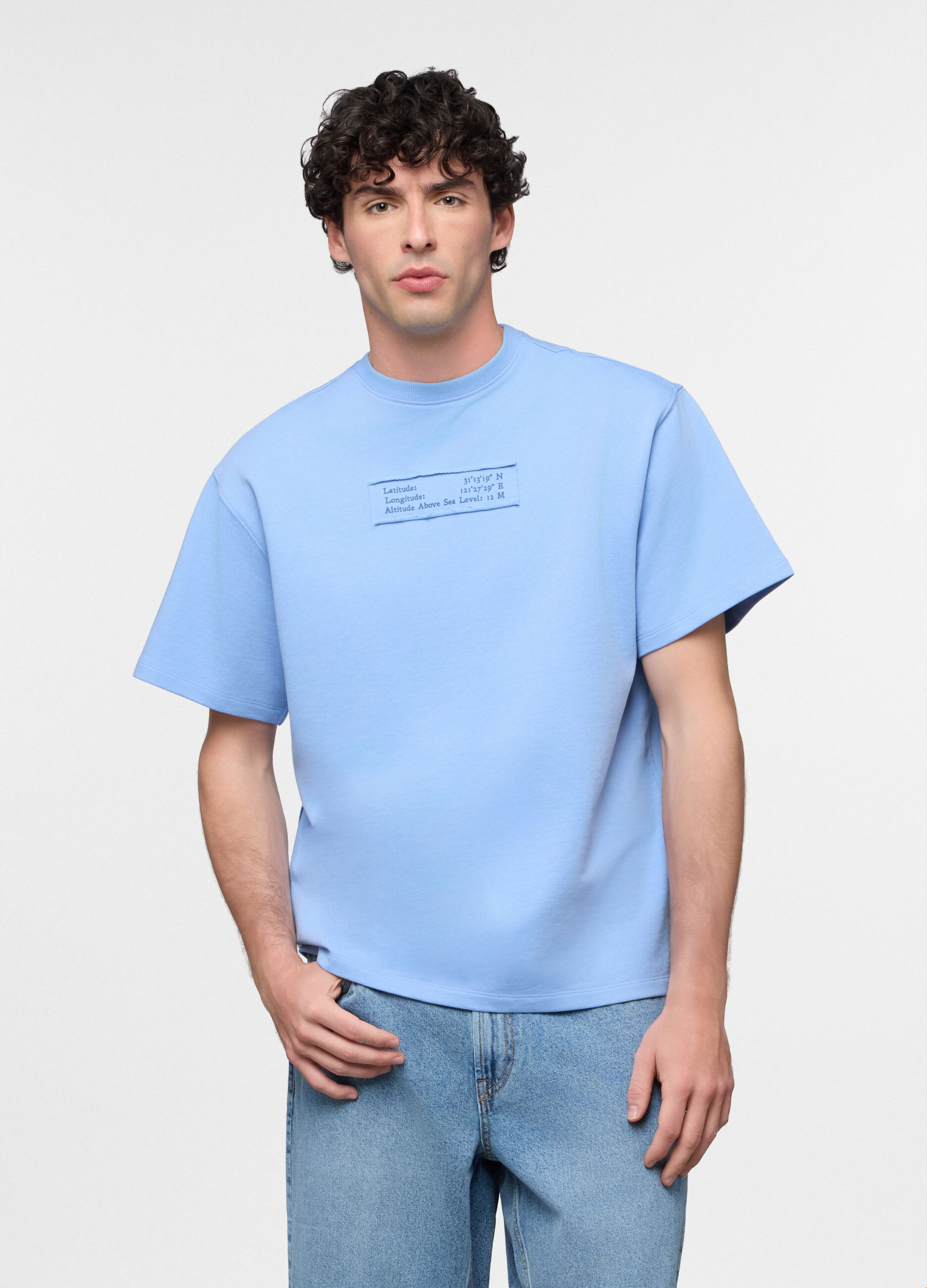 T-shirt Shanghai in felpa misto cotone uomo_0