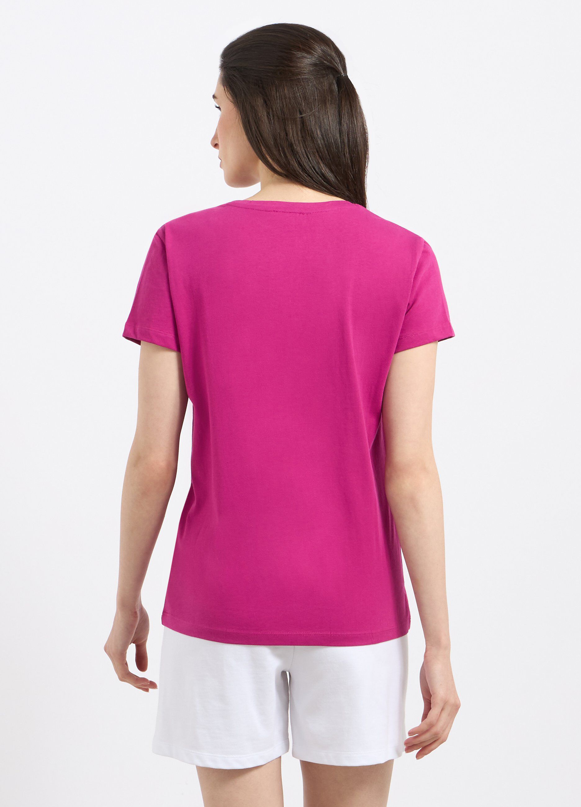 T-shirt in puro cotone donna_1