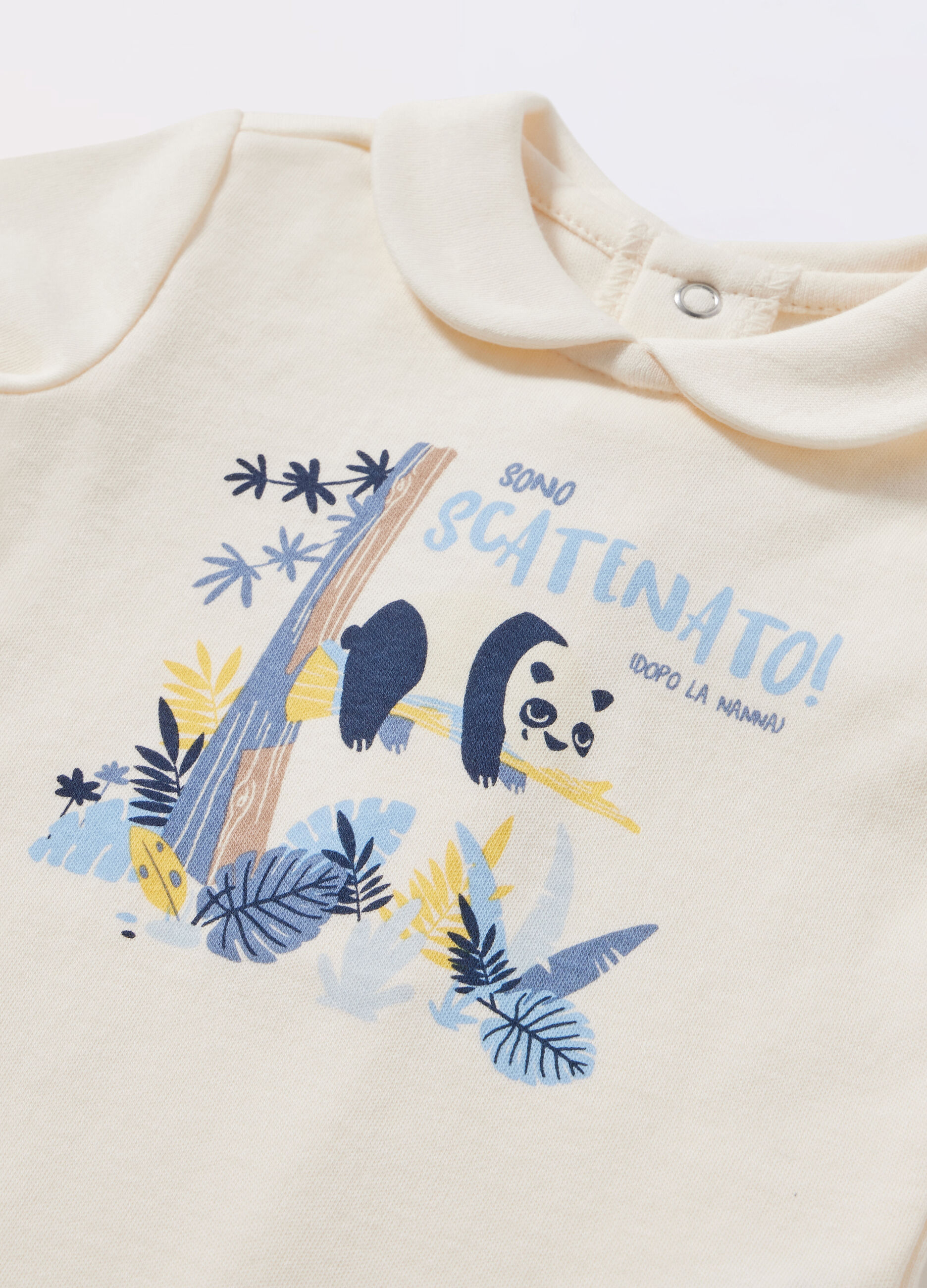 Body in jersey di puro cotone neonato_1