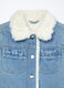 Giacca in denim misto cotone neonata_2