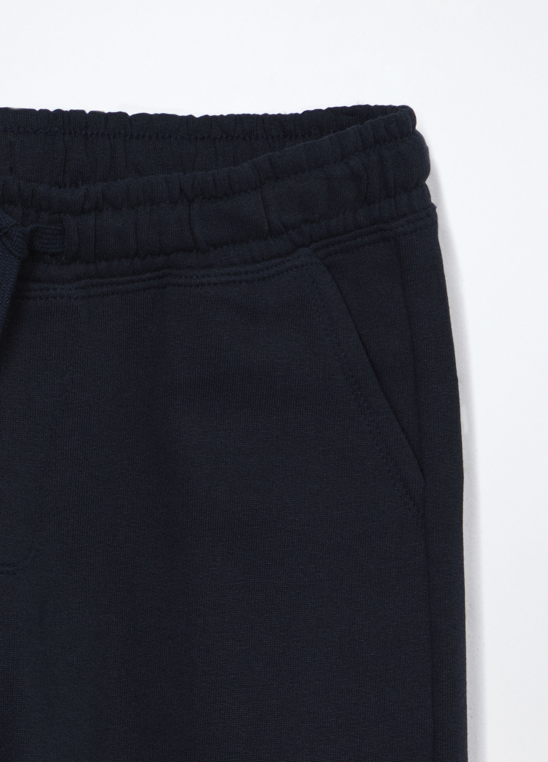 Jogger cargo in french terry di puro cotone ragazzo_2