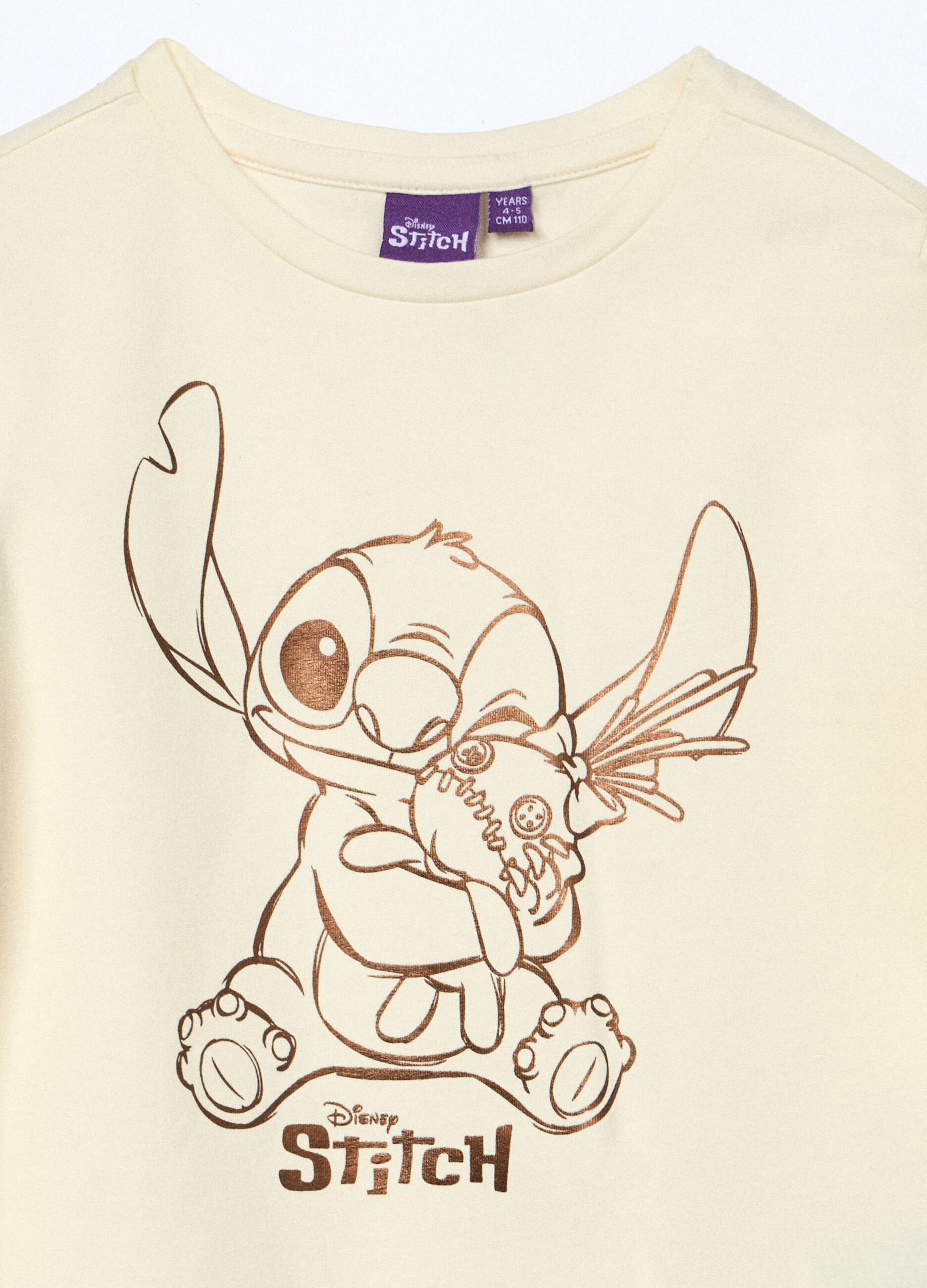 T-shirt in jersey di cotone stretch bambina_2